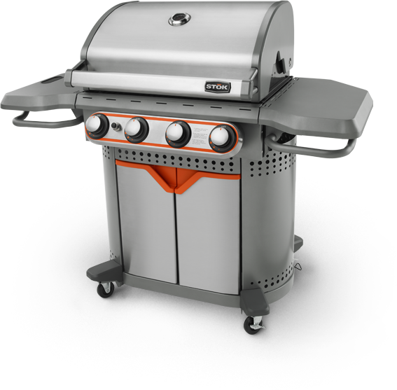 SToK Quattro 4-Burner Propane Gas Grill