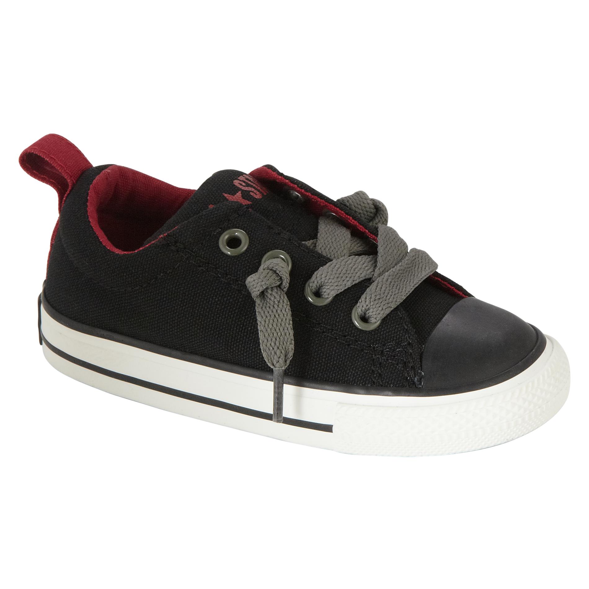 toddler black converse shoes