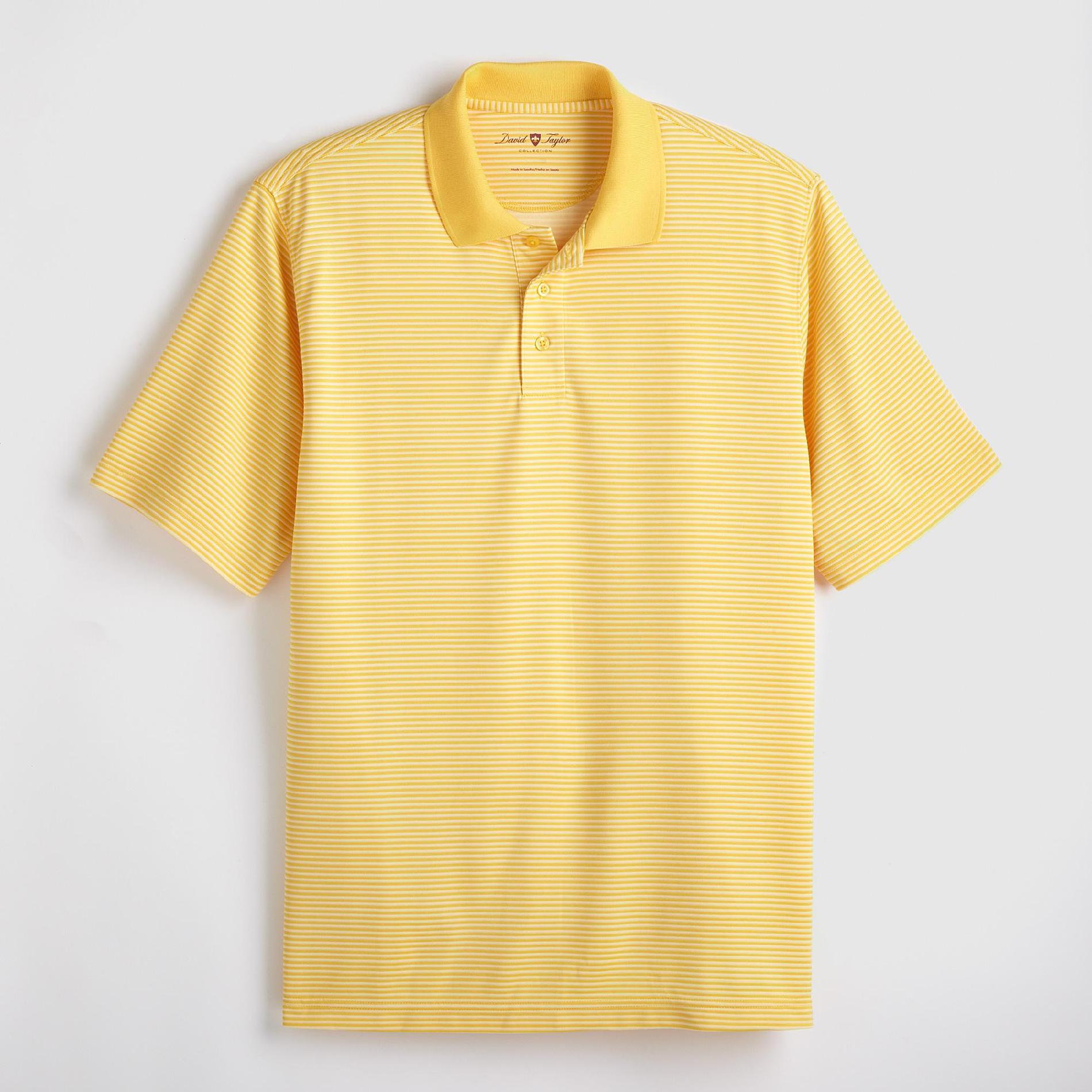 David Taylor Men's Big & Tall Polo Shirt - Stripes at Kmart.com