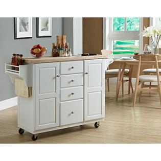 Kitchen Island with Granite Insert