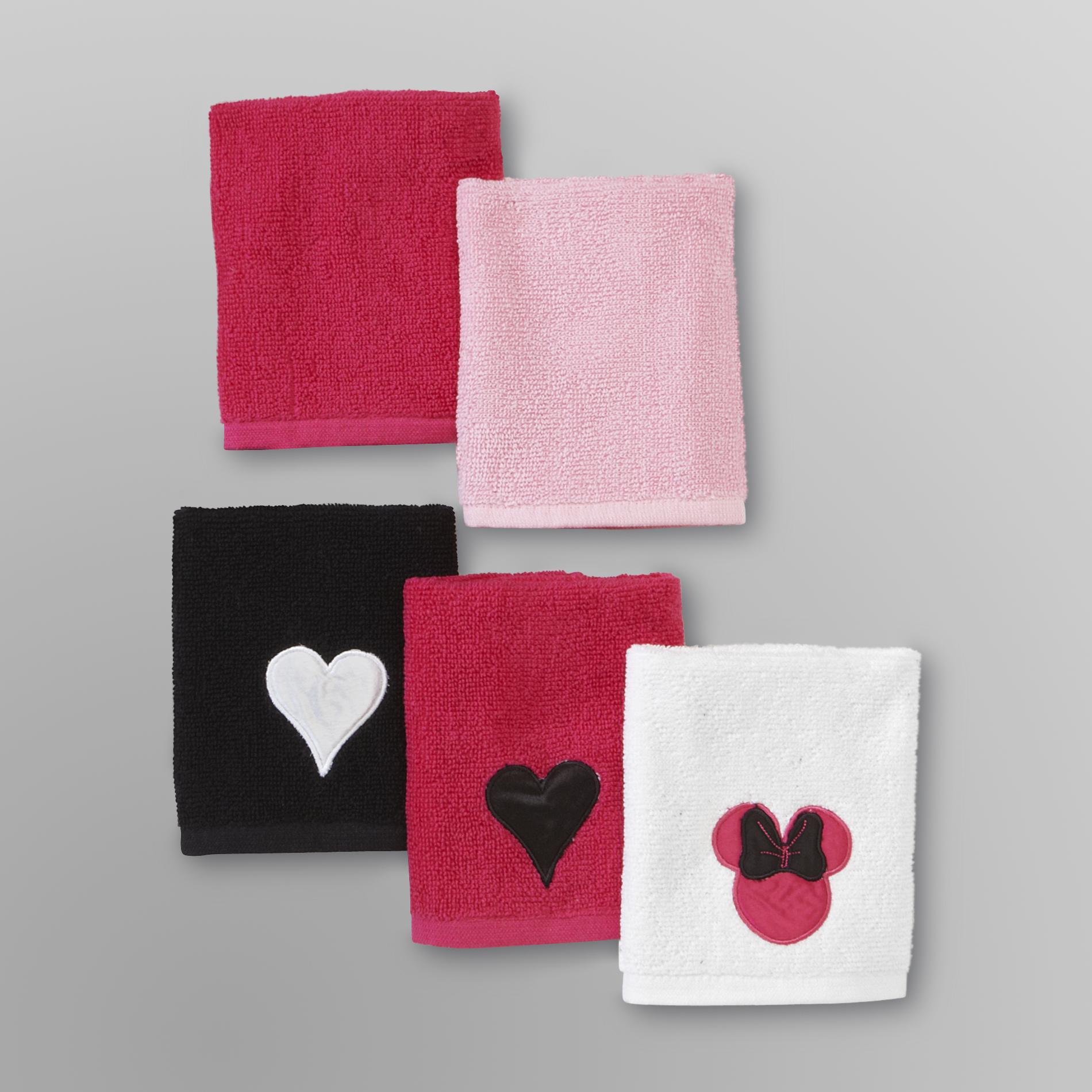 Disney Minnie Mouse Washcloths - 5-Pack at Kmart.com