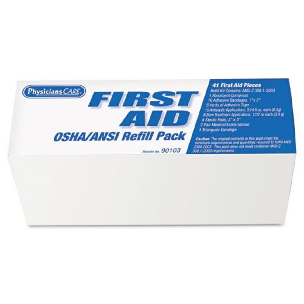 ANSI/OSHA First Aid Refill Pack, 41 Pieces