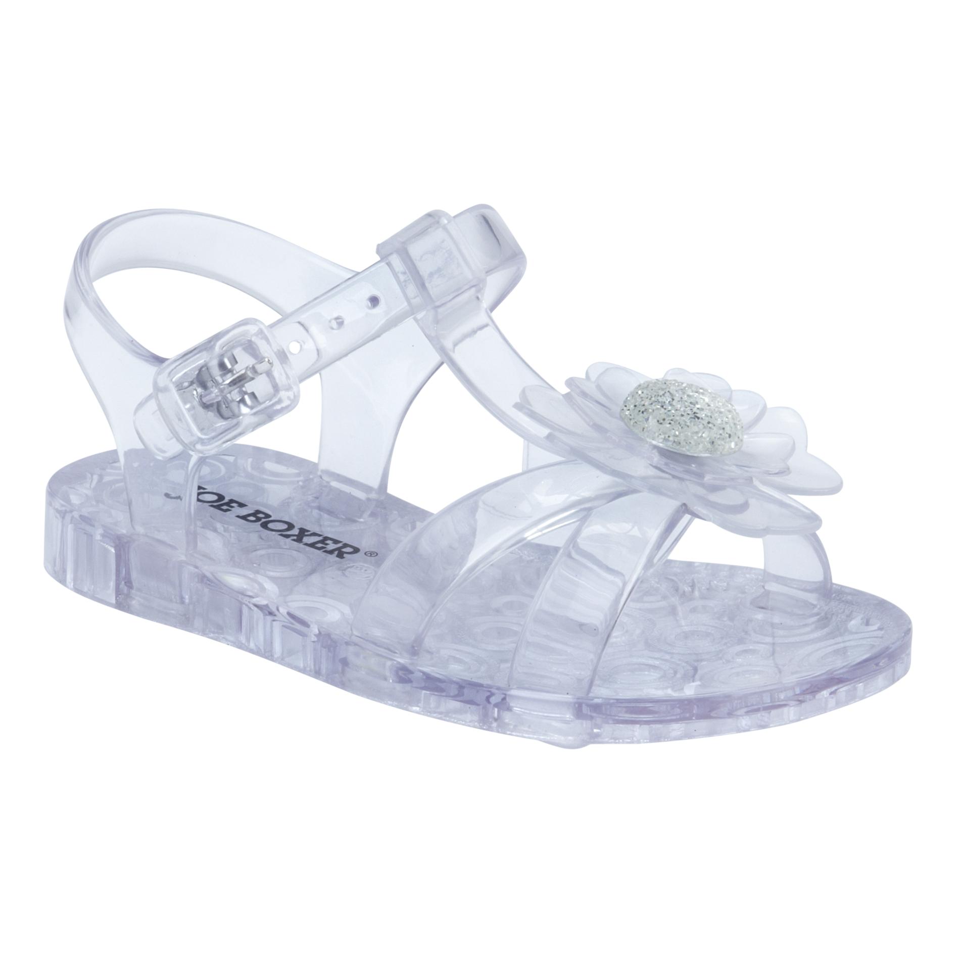 Joe Boxer Toddler Girl's Sandal Benita Flower - Clear at Kmart.com