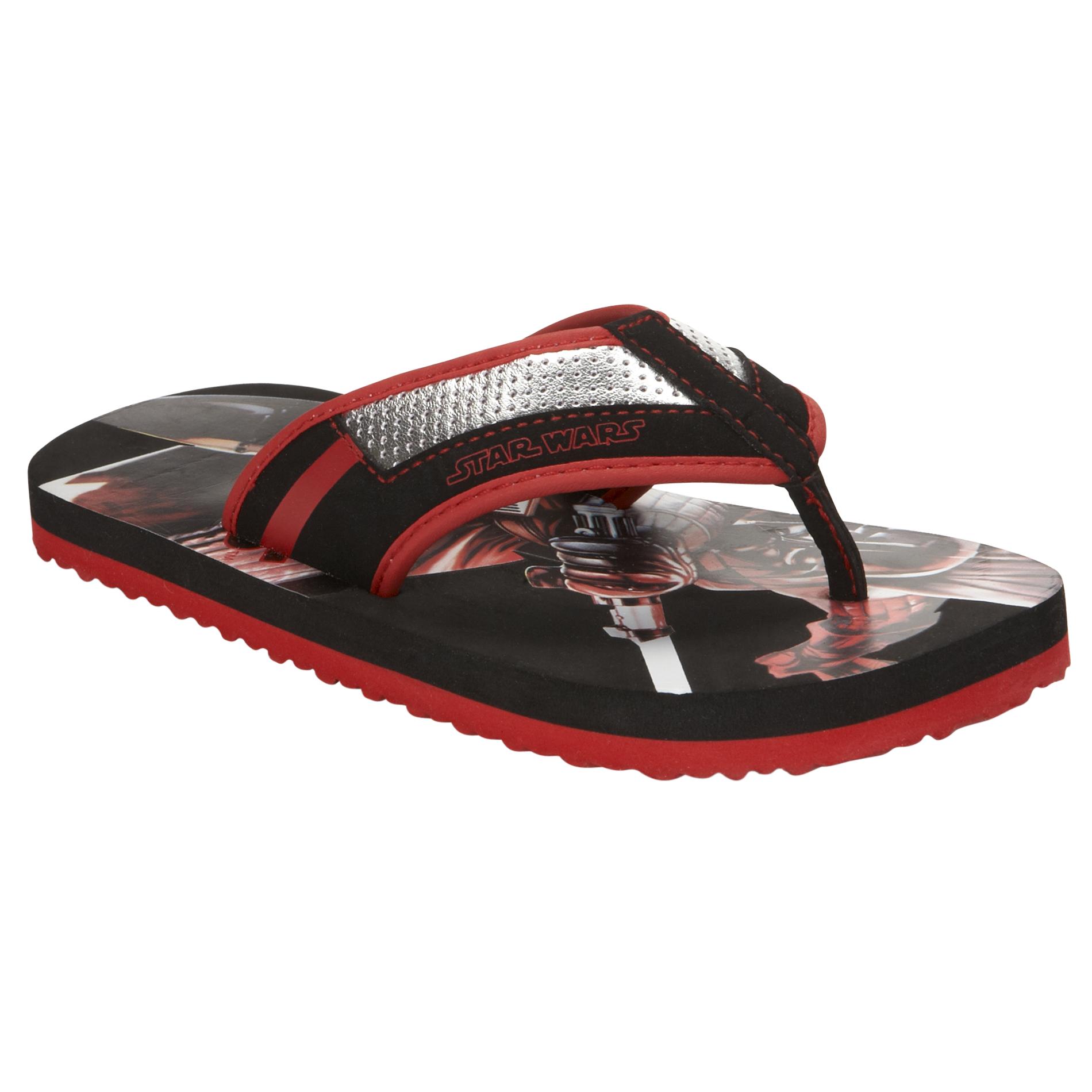 Star Wars by Hasbro Boy's Flip Flop Darth Vader - Black at Kmart.com