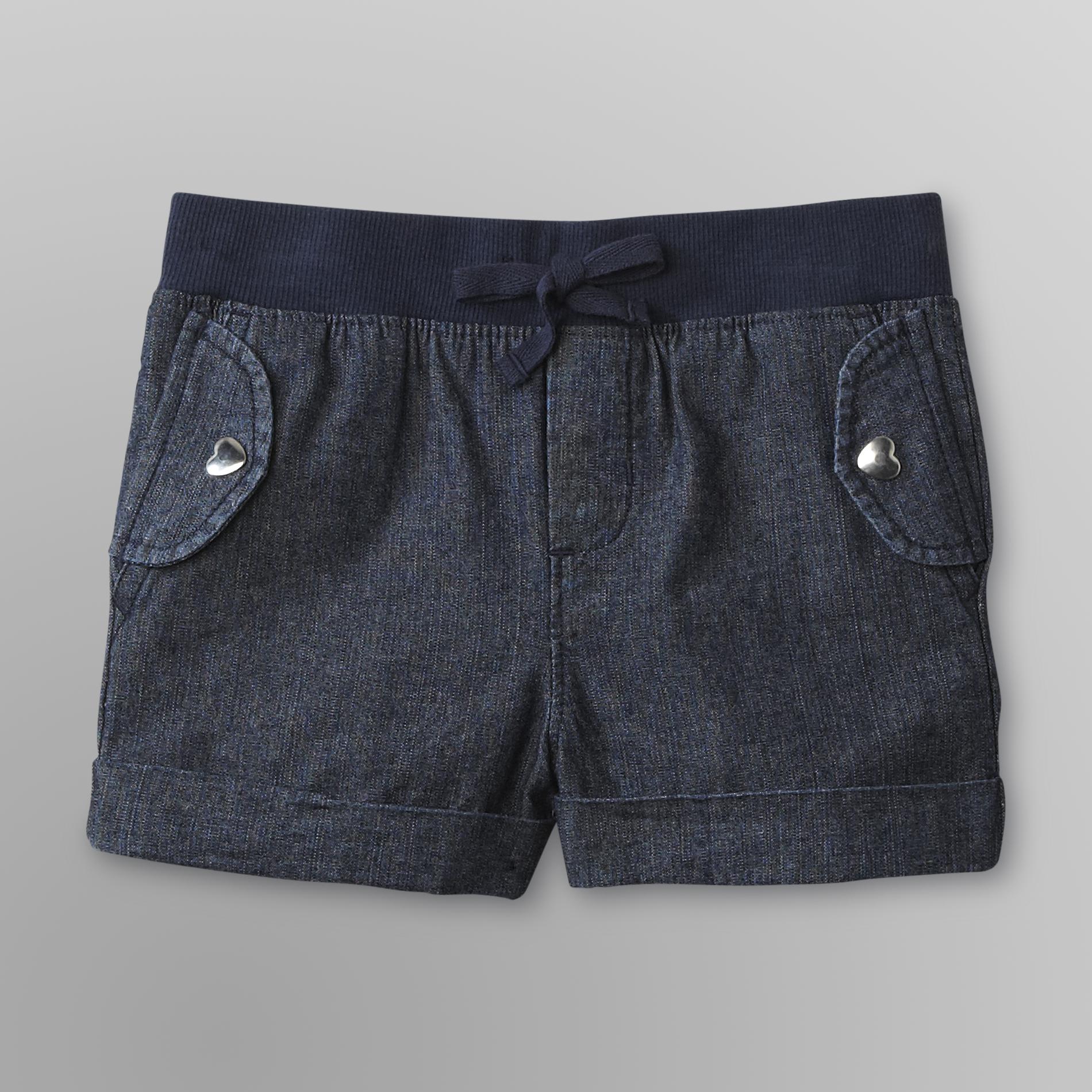 Toughskins Infant & Toddler Girl's Chambray Shorts at Sears.com