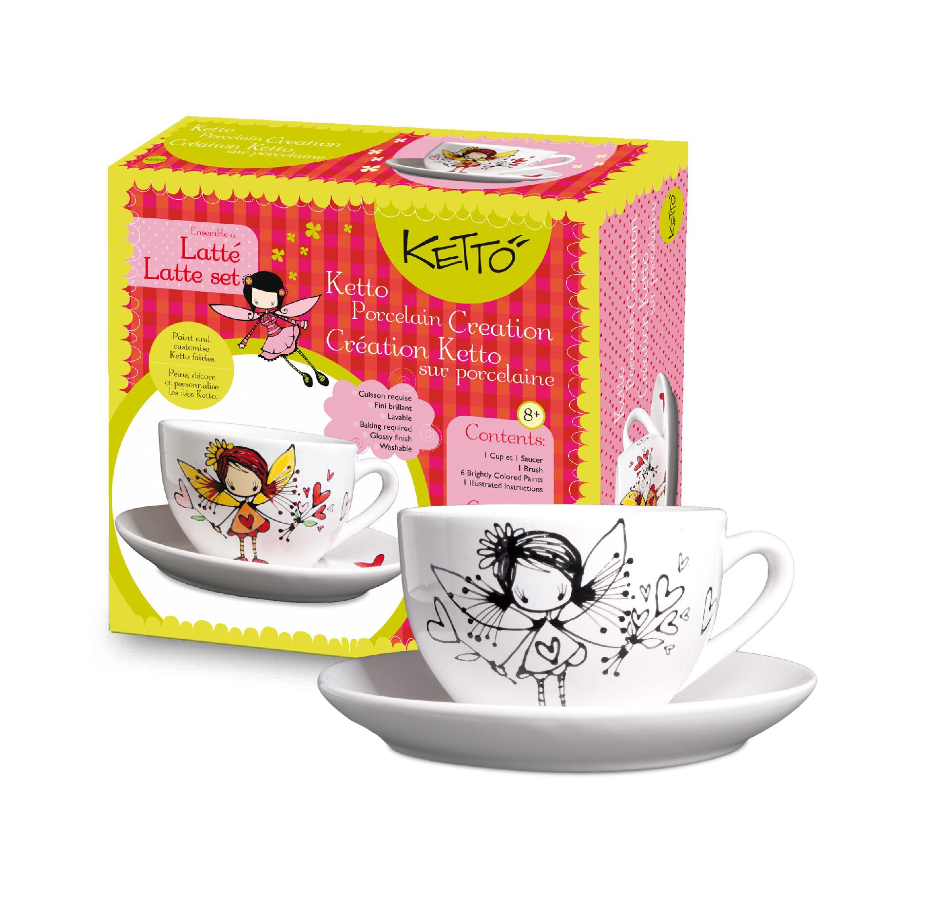 KETTO Paint-it-yourself Latte Set - Fairy Theme at Sears.com