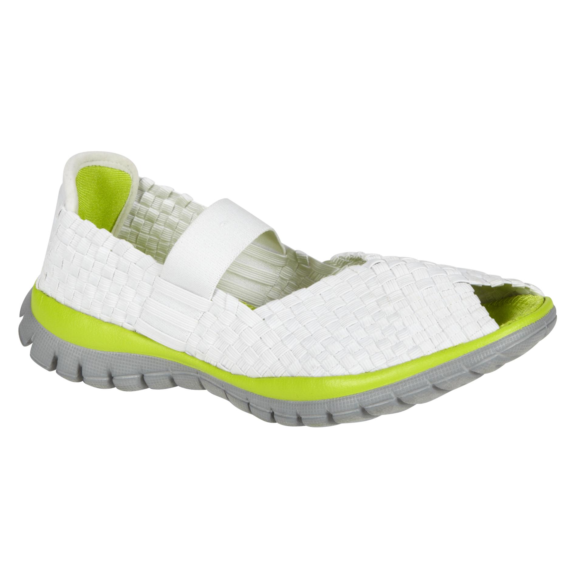 Weekends by Khombu Women's Casual Shoe Payday - White/Lime at Kmart.com