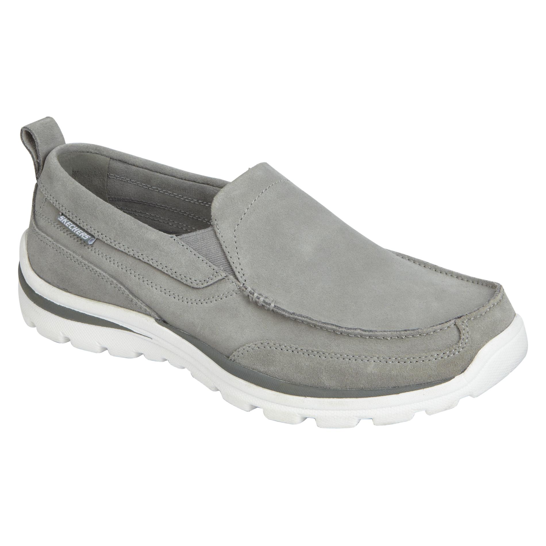 Men's Pace Casual Slip On Gray Shoe