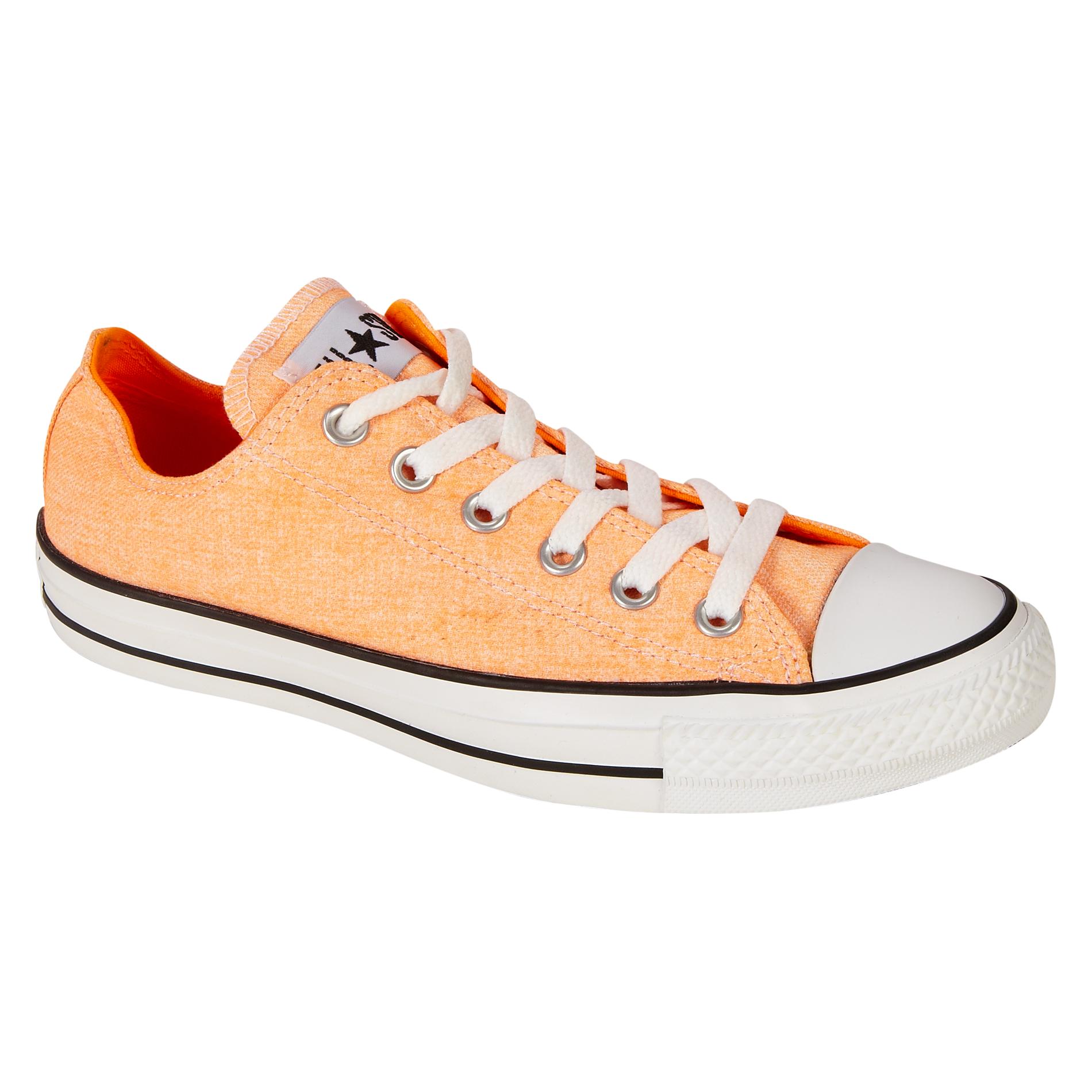 neon orange converse