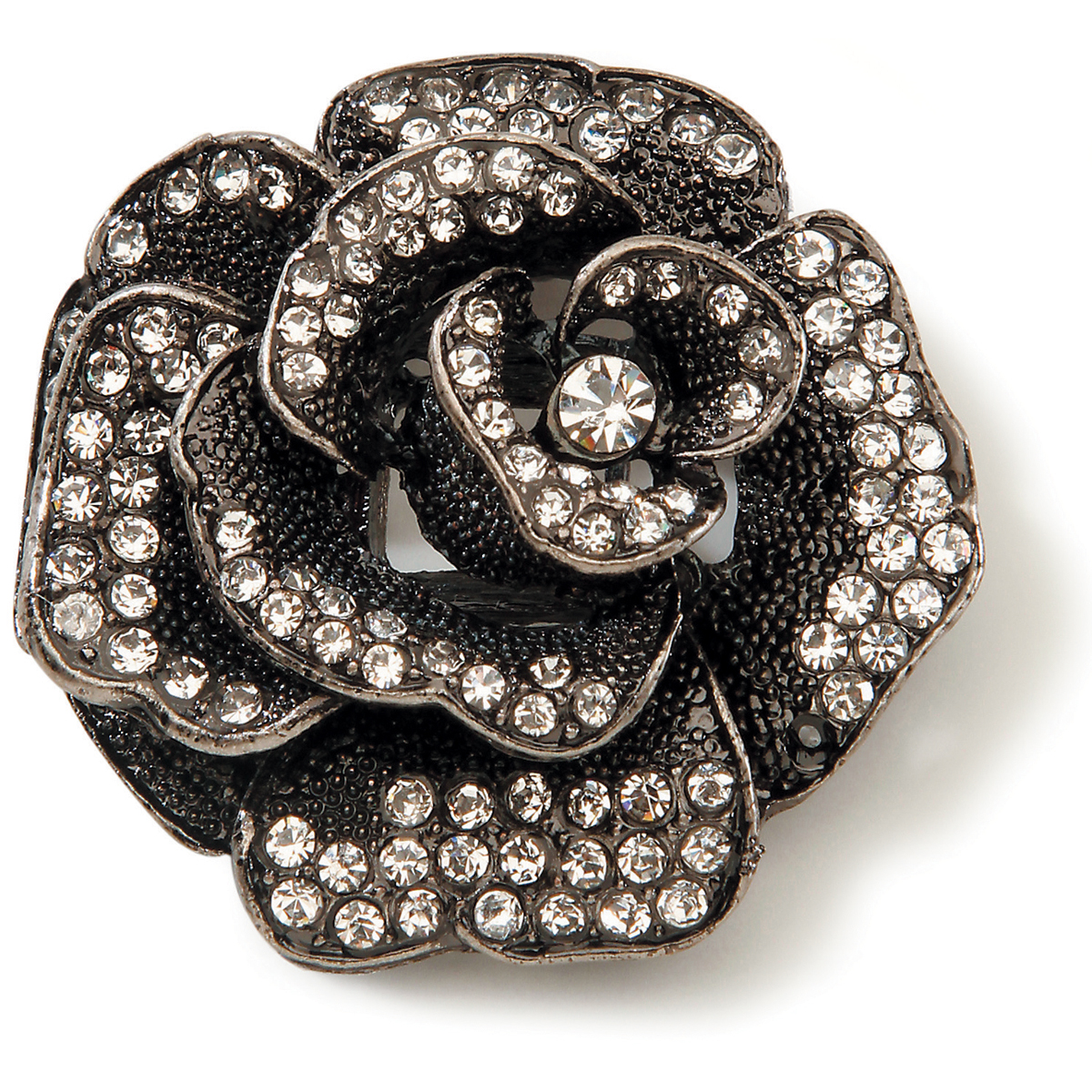 Tori Spelling Styled by Tori Spelling (TM) Rose Pendant W/Crystals-Hematite 1/Pkg at Kmart.com