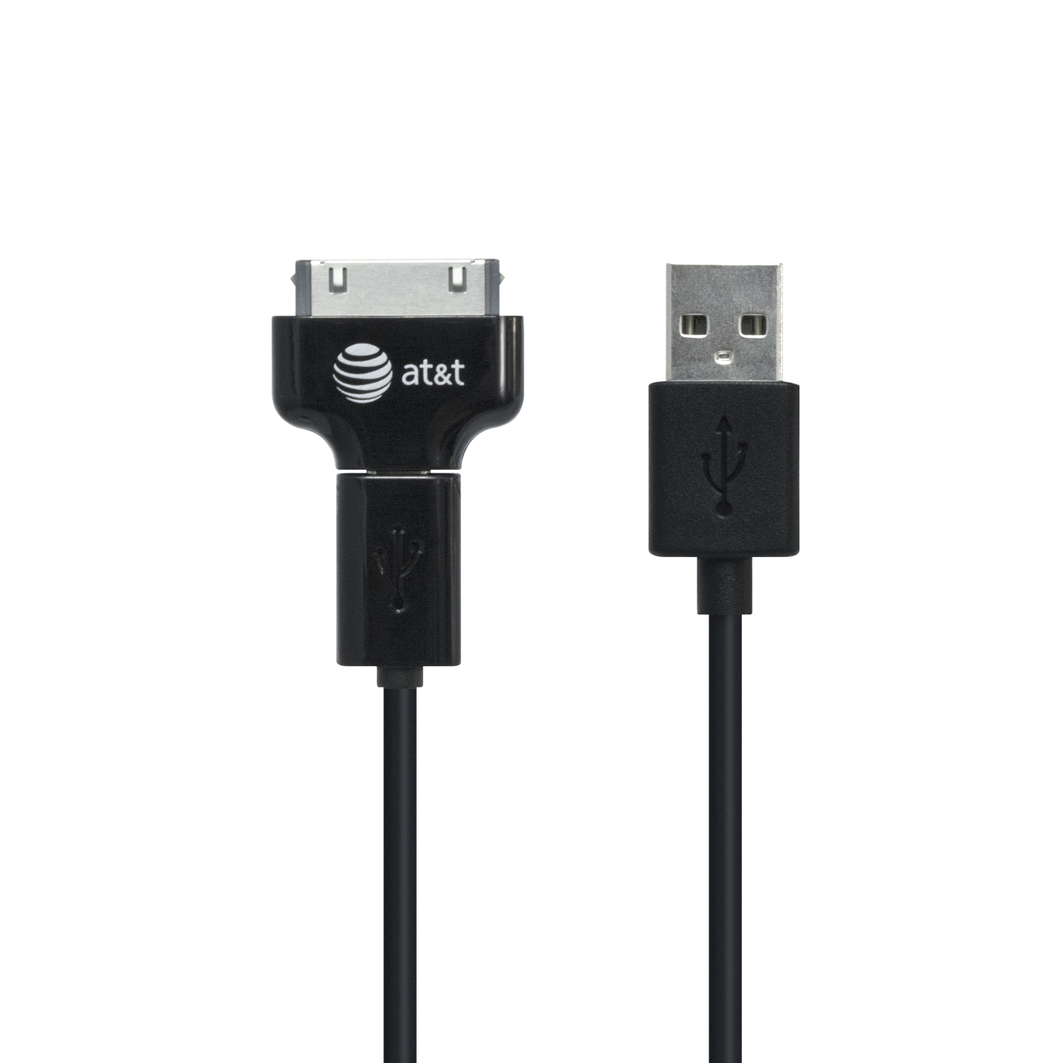 At&t Charge & Sync Micro USB & Apple 30PIN Cable for an Ipod, iPhone, Ipad, Blackberry, Android, Tablet, Smartphone, MP3 (SC01 Dual) at Kmart.com