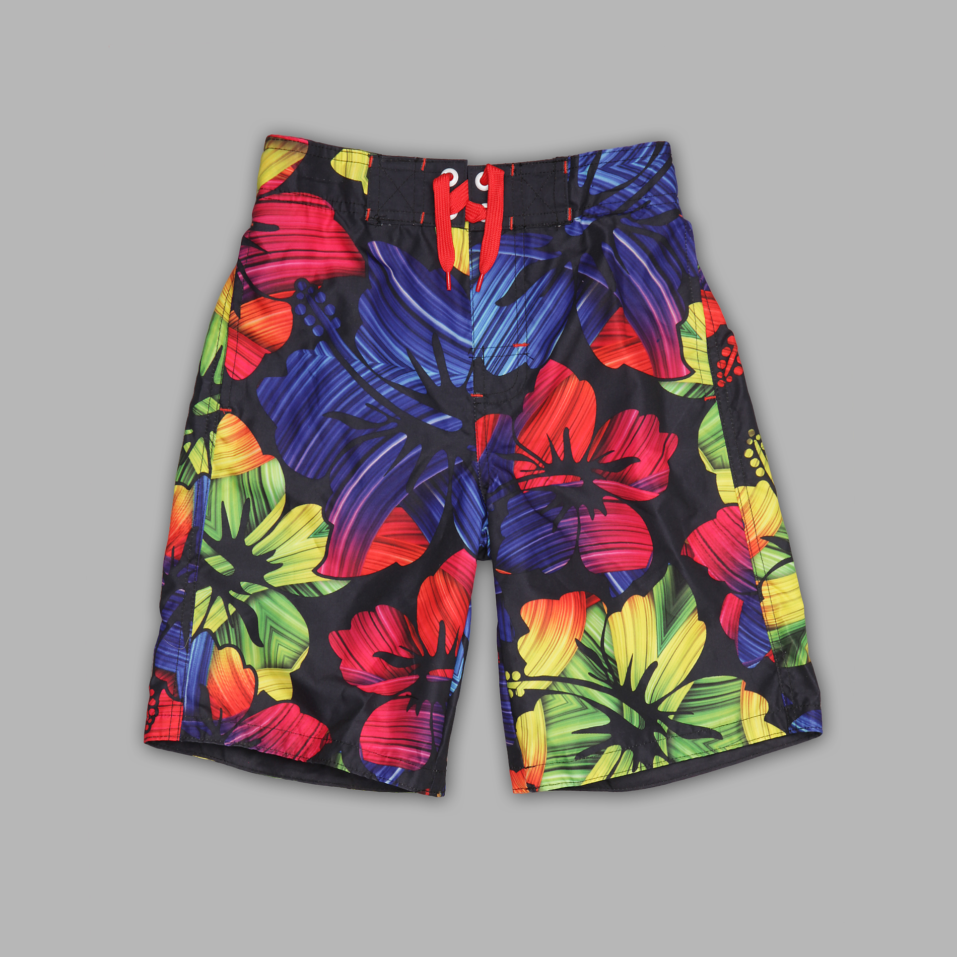 Joe Boxer Boy's Multicolor Hibiscus Print Swim Trunks at Kmart.com