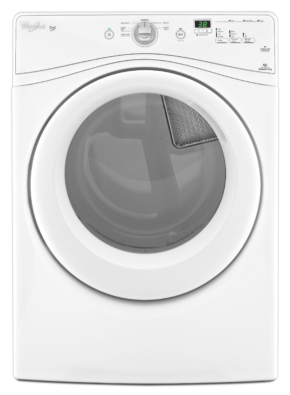 Whirlpool 7.4 cu. ft. Electric Dryer w/ WrinkleShield - White at Kmart.com
