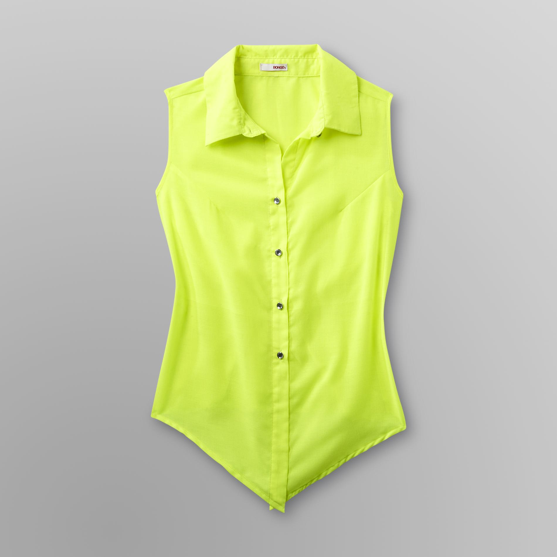 Bongo Junior's Sleeveless Tie-Front Shirt at Sears.com