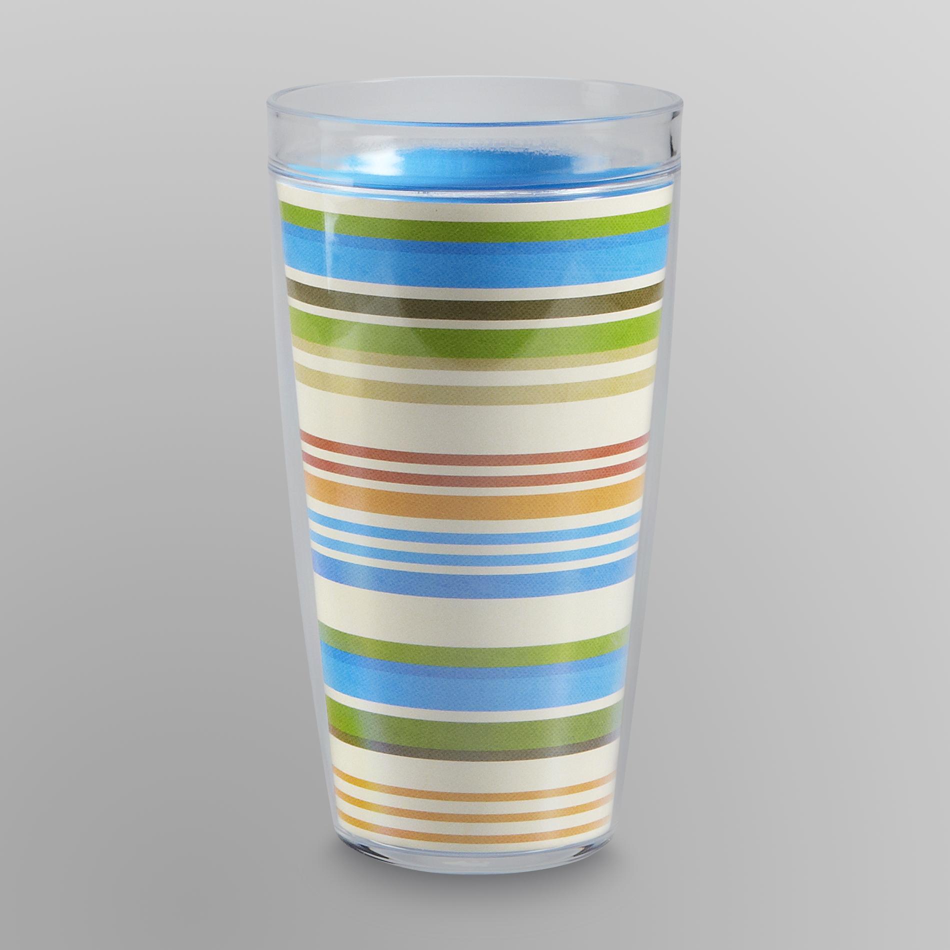 Colormate Plastic Cooler Cup Stripe - INNO-ART CORPORATION