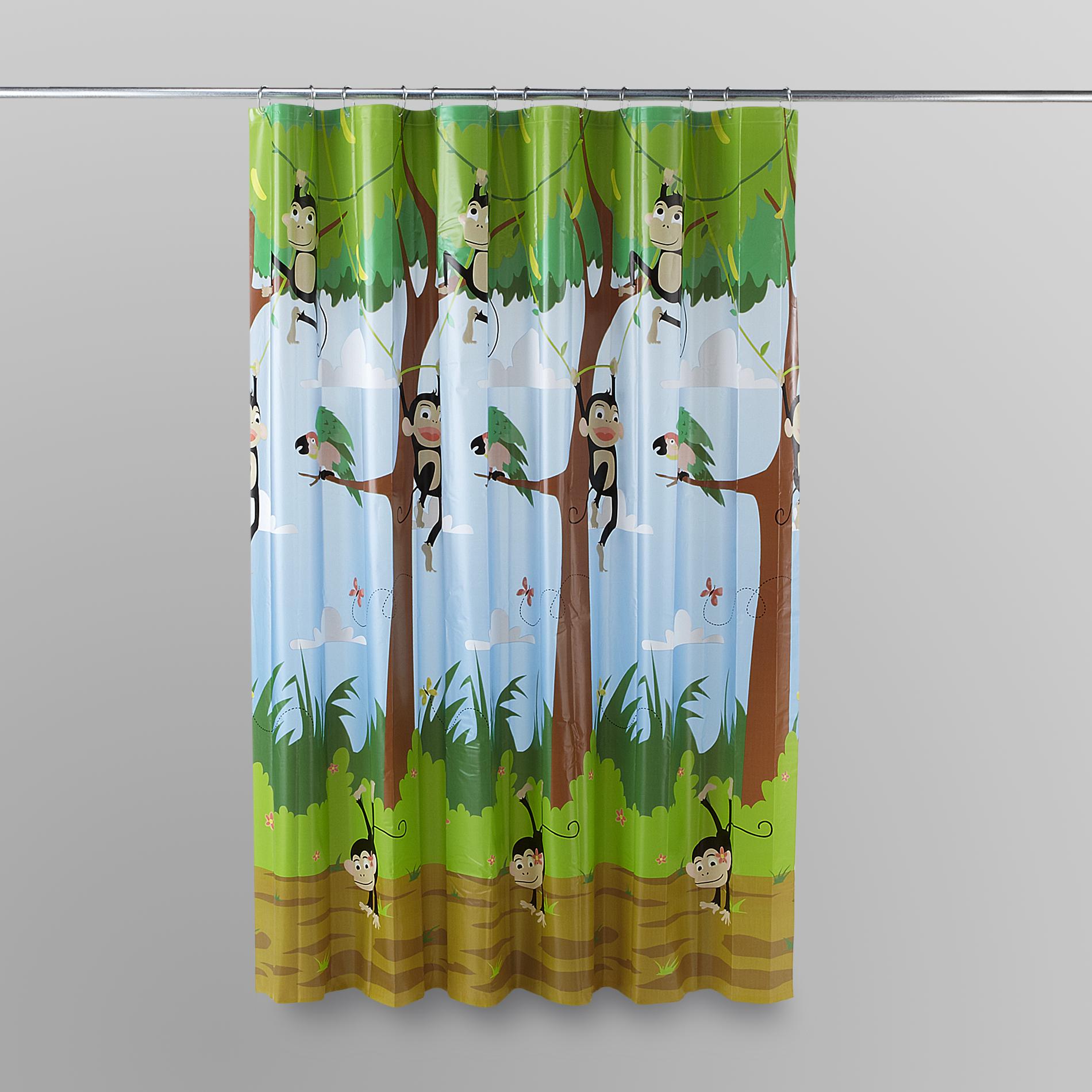 Essential Home Monkey Cousin Shower Curtain at Kmart.com