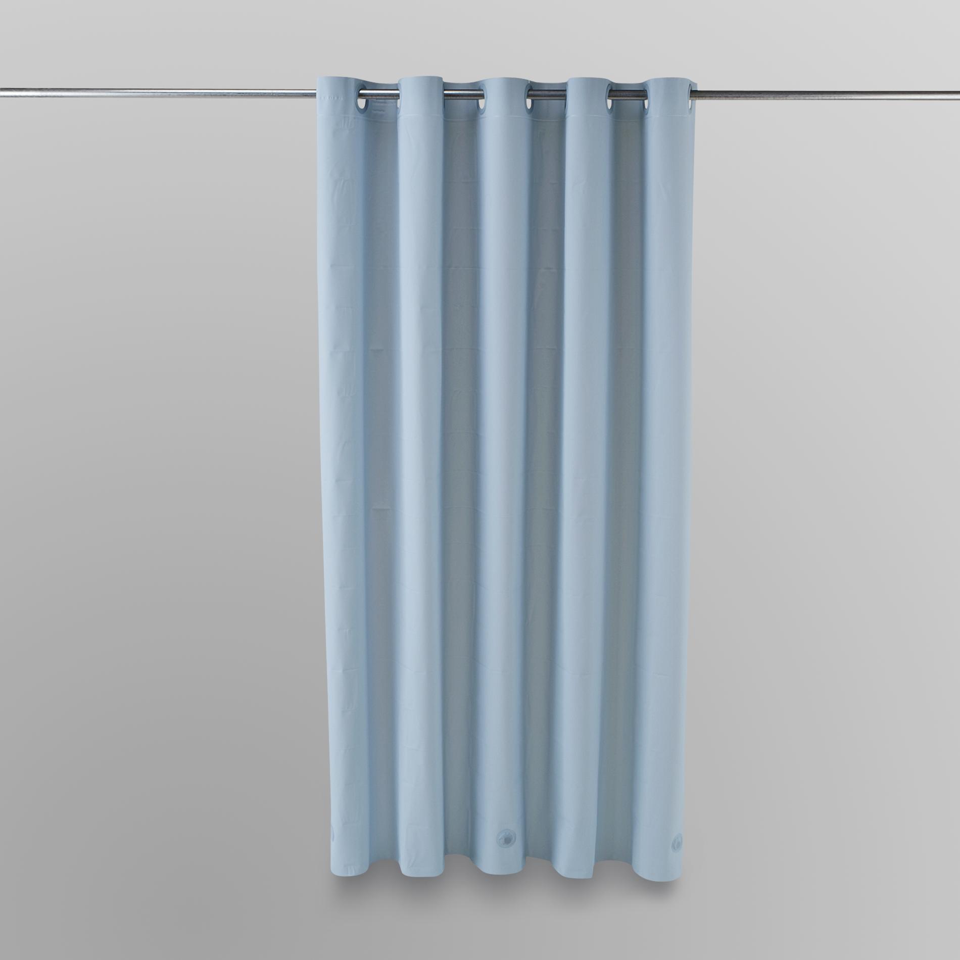 Essential Home Shower Liner - Easy Set Blue at Kmart.com