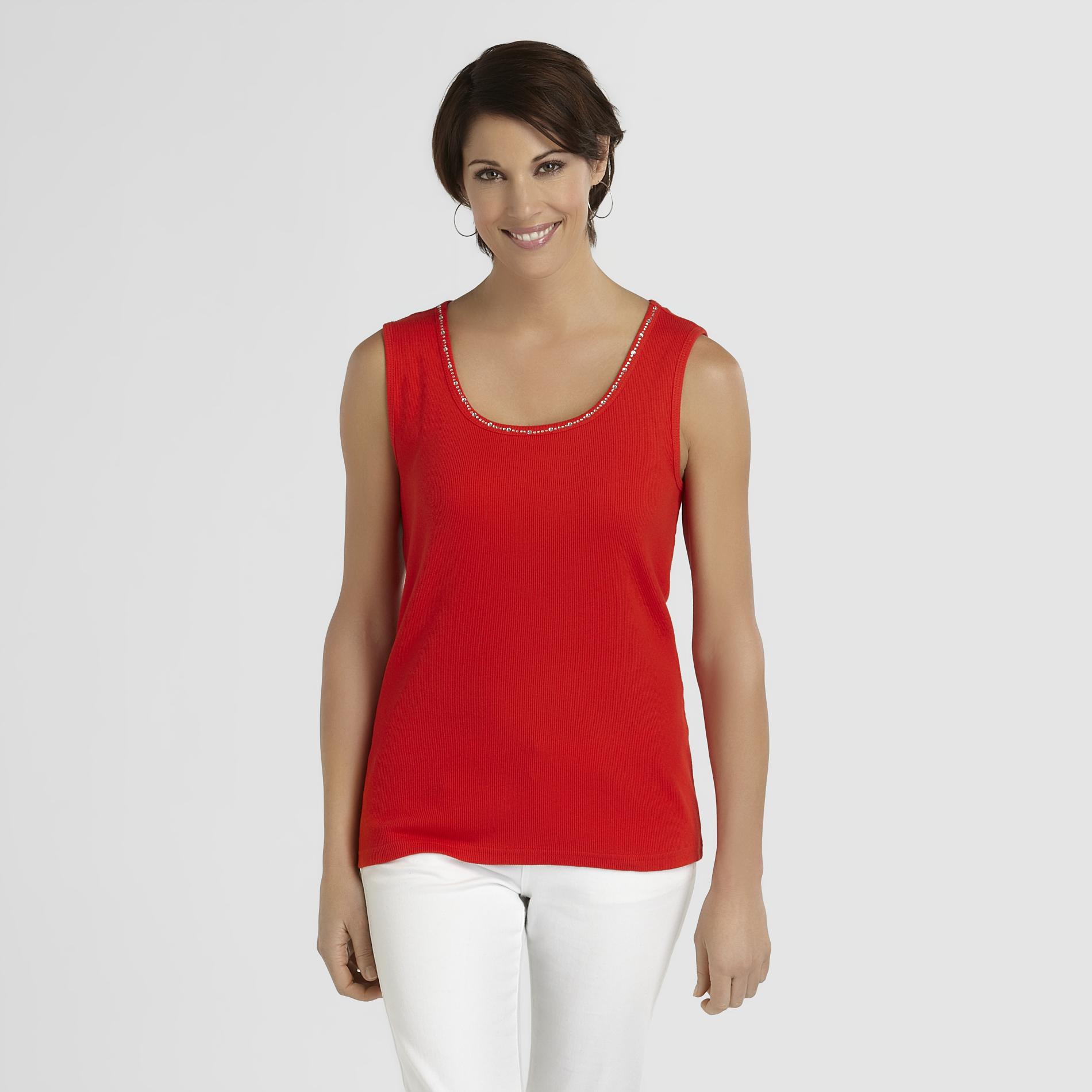 Laura Scott Women's Tank Top - Embellished at Sears.com