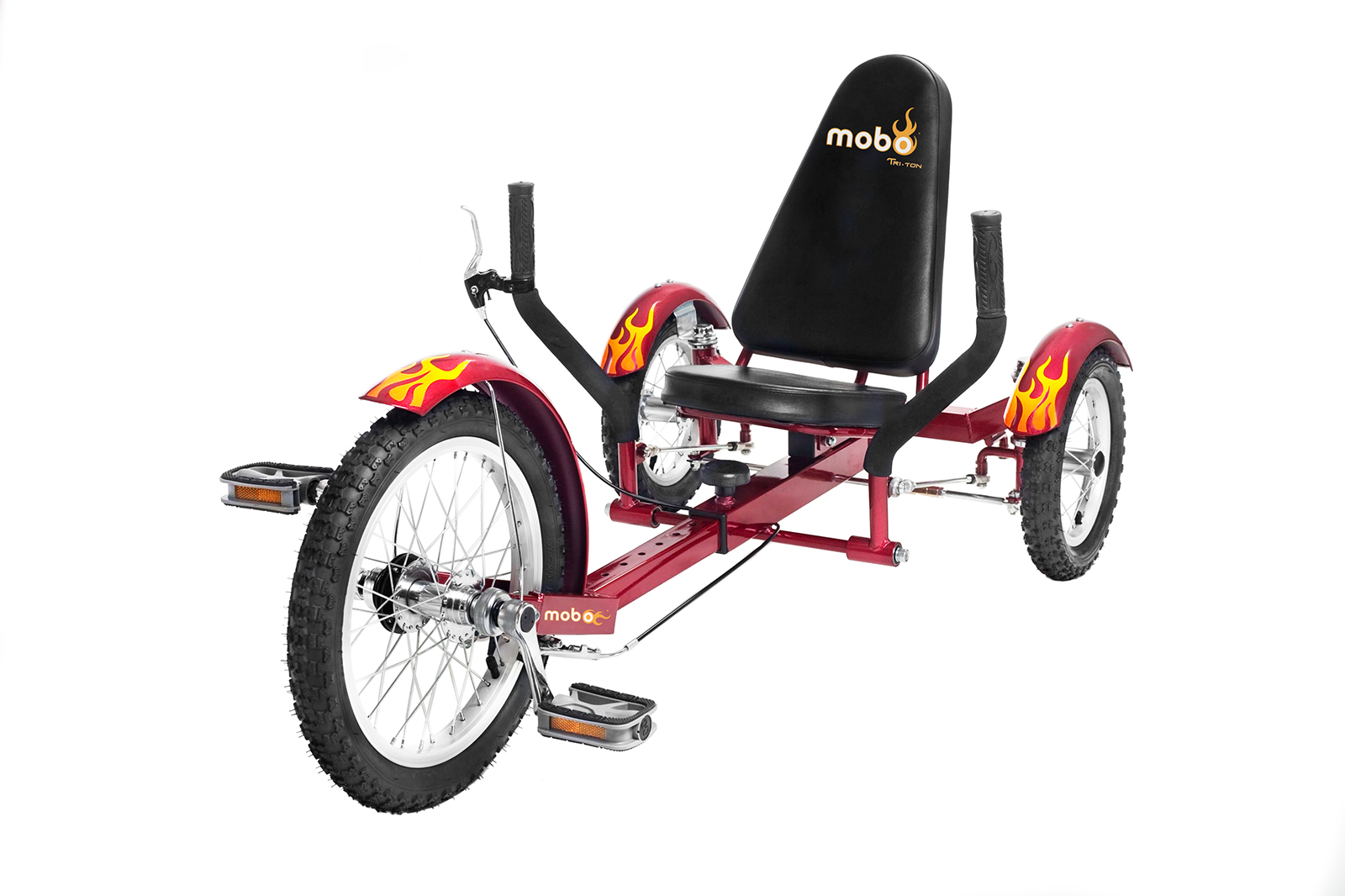 MOBO Triton- The Ultimate Three Wheeled Cruiser (Red)
