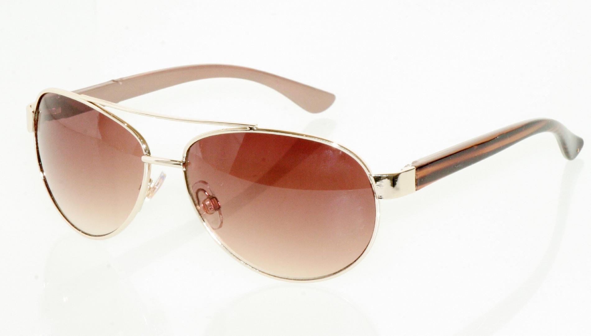 Attention Golden Aviator Striped Sunglasses at Kmart.com