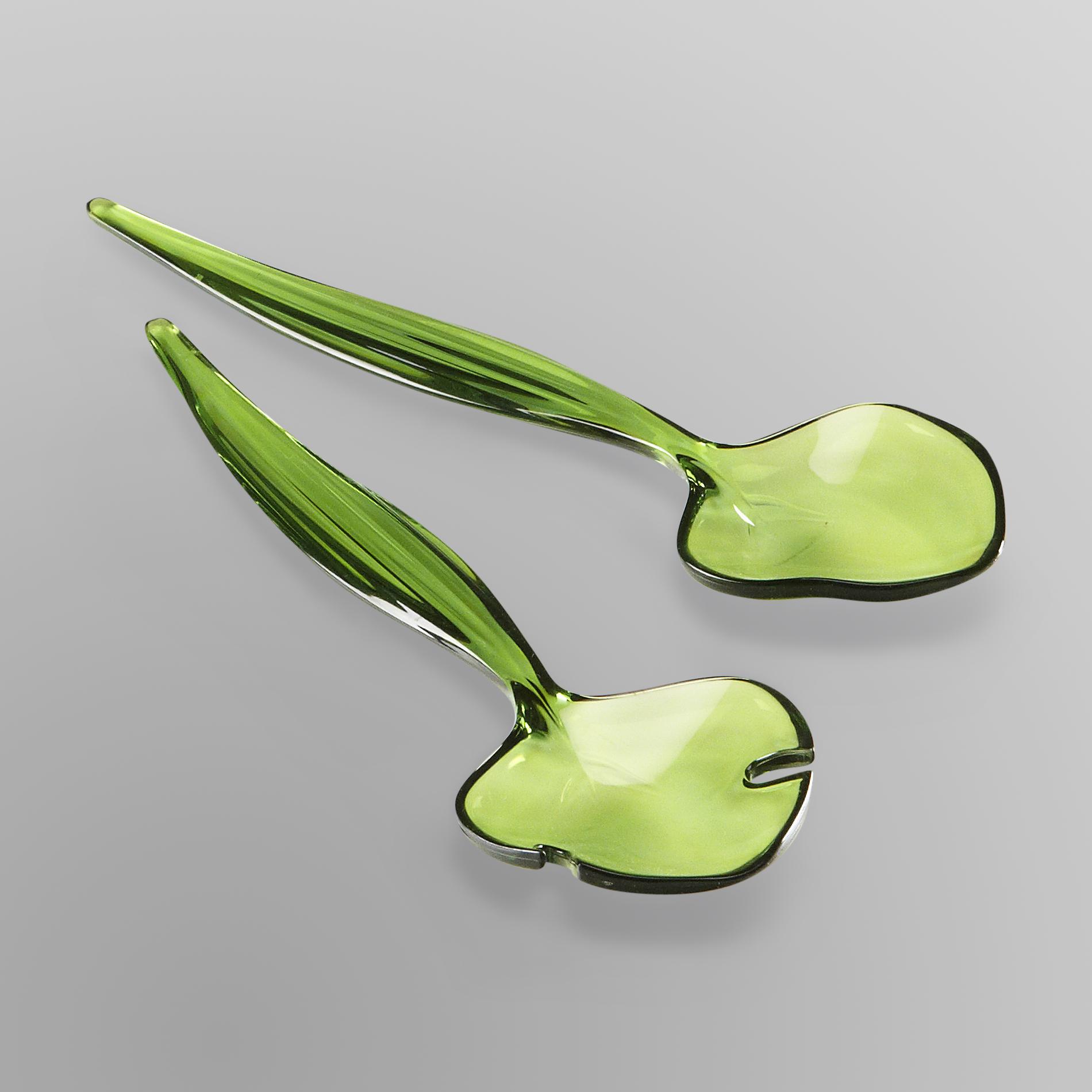 Colormate Salad Serving Spoons - Palm Leaf at Kmart.com