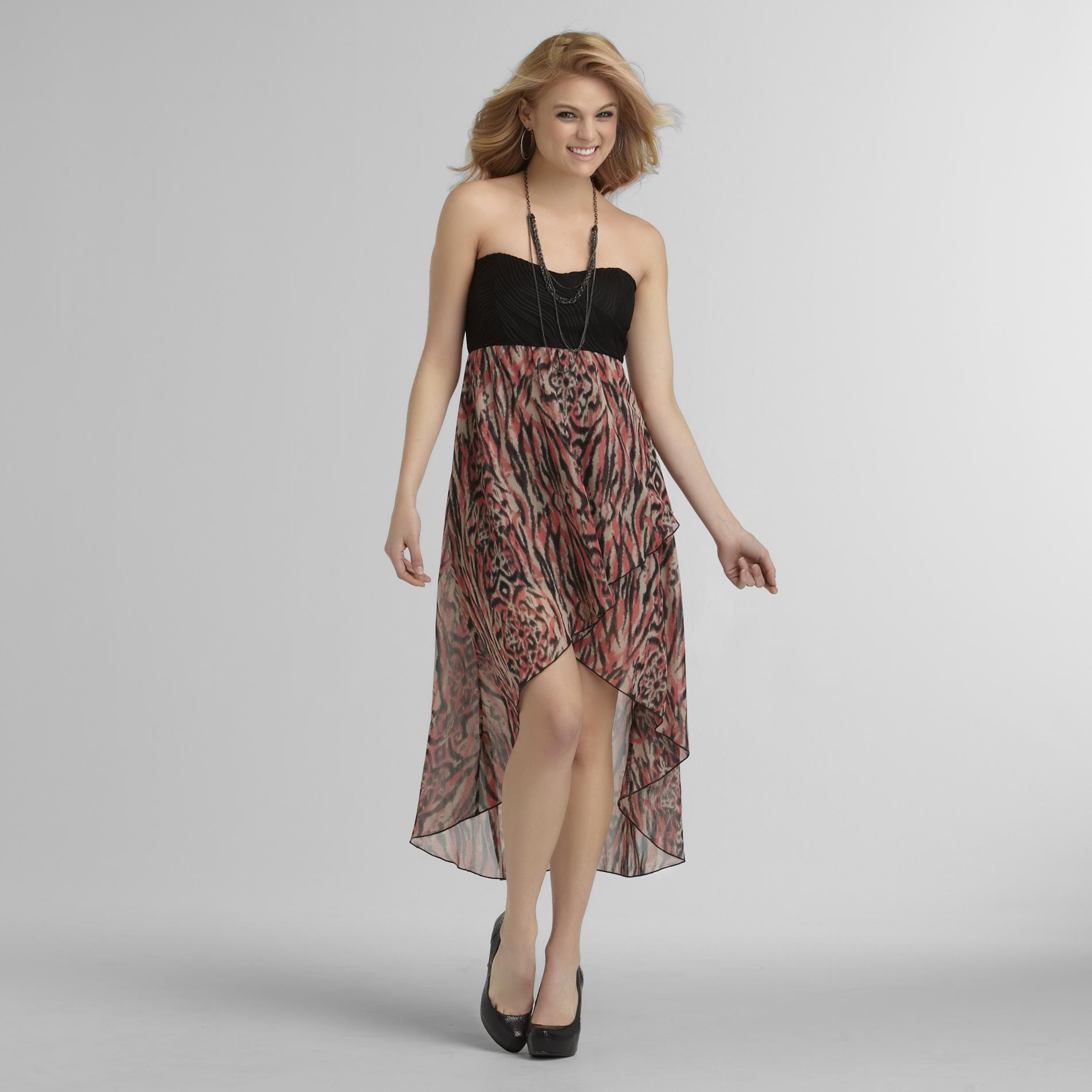 Almost Famous Women's Strapless High-Low Dress at Kmart.com