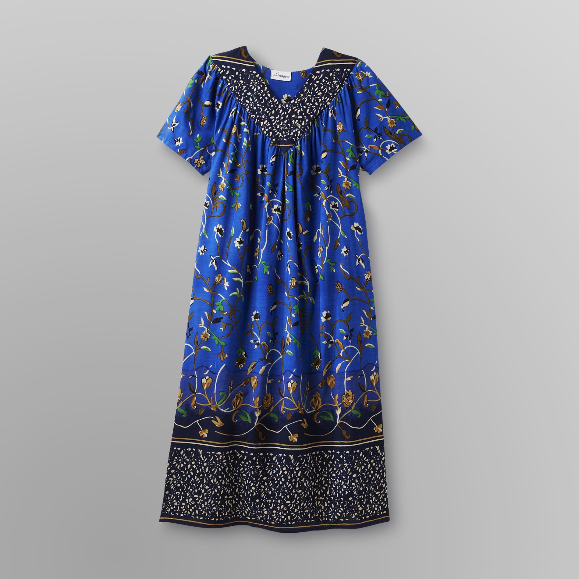 Loungees Women's Lounge Dress - Floral at Sears.com
