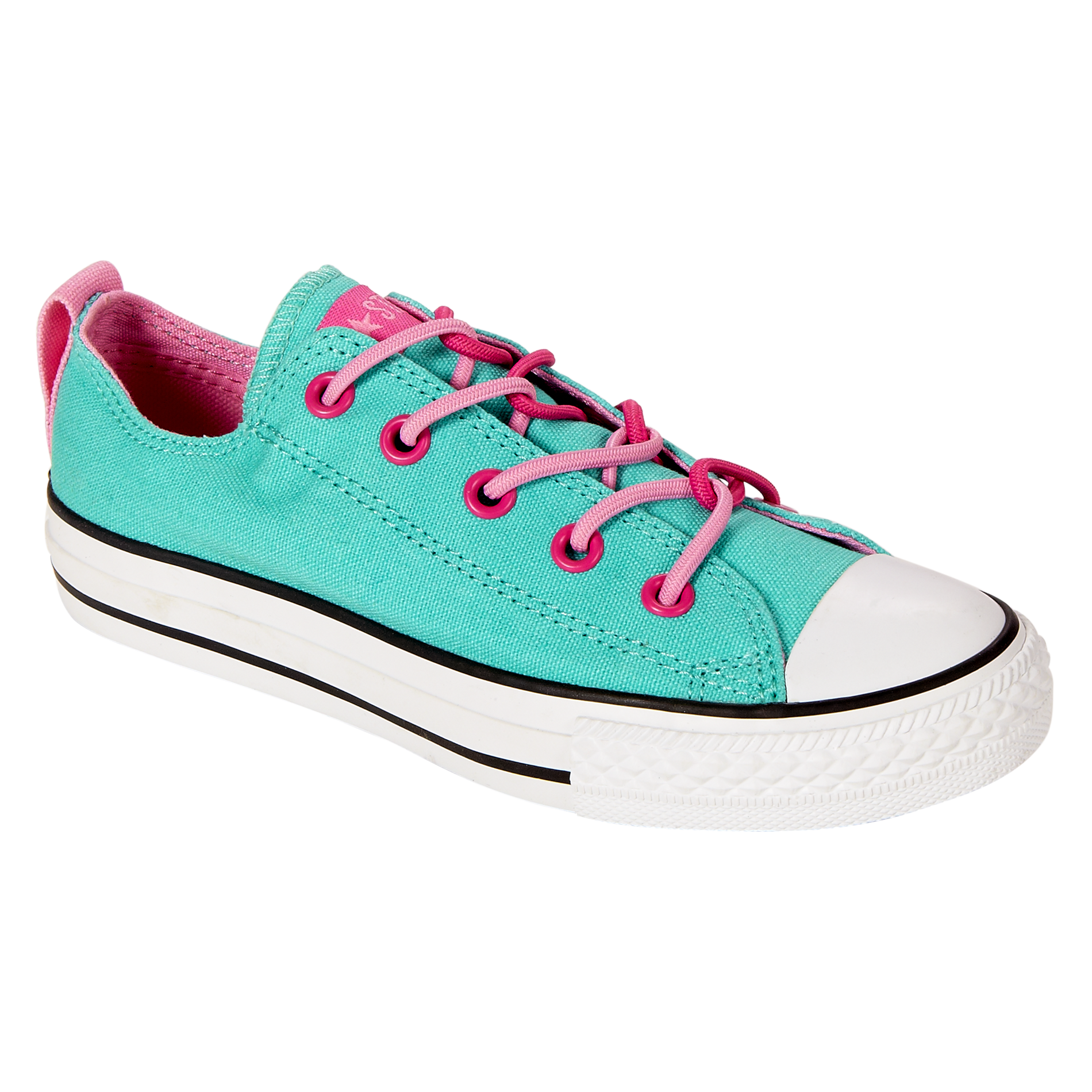 Converse Girl's Chuck Taylor All Star Ox Twisteez Athletic Shoe- Florida Keys 12 - (Toddler/Youth)