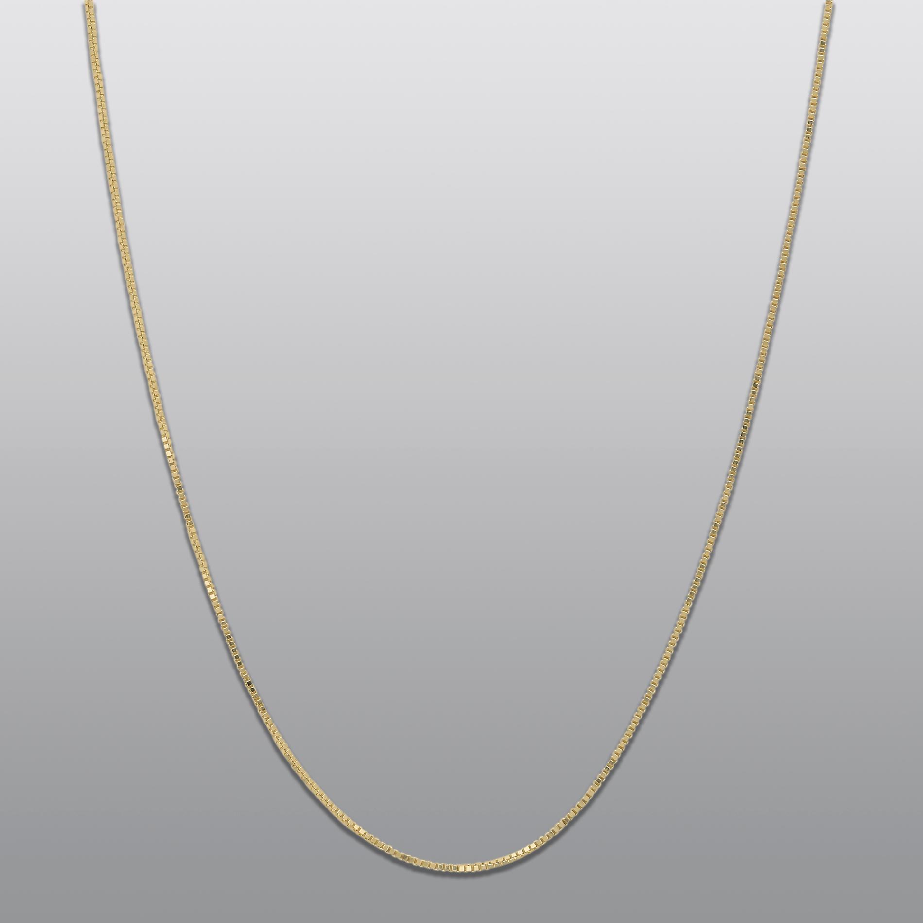 True Gold 10k Gold 20 Inch Box chain at Kmart.com