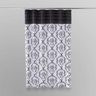 Essential Home Shower Curtain - Damask - Bed & Bath - Shower ...