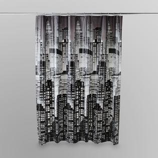 Curtains Ideas cityscape shower curtain : Essential Home Cityscape Shower Curtain - Home - Bed & Bath - Bath ...