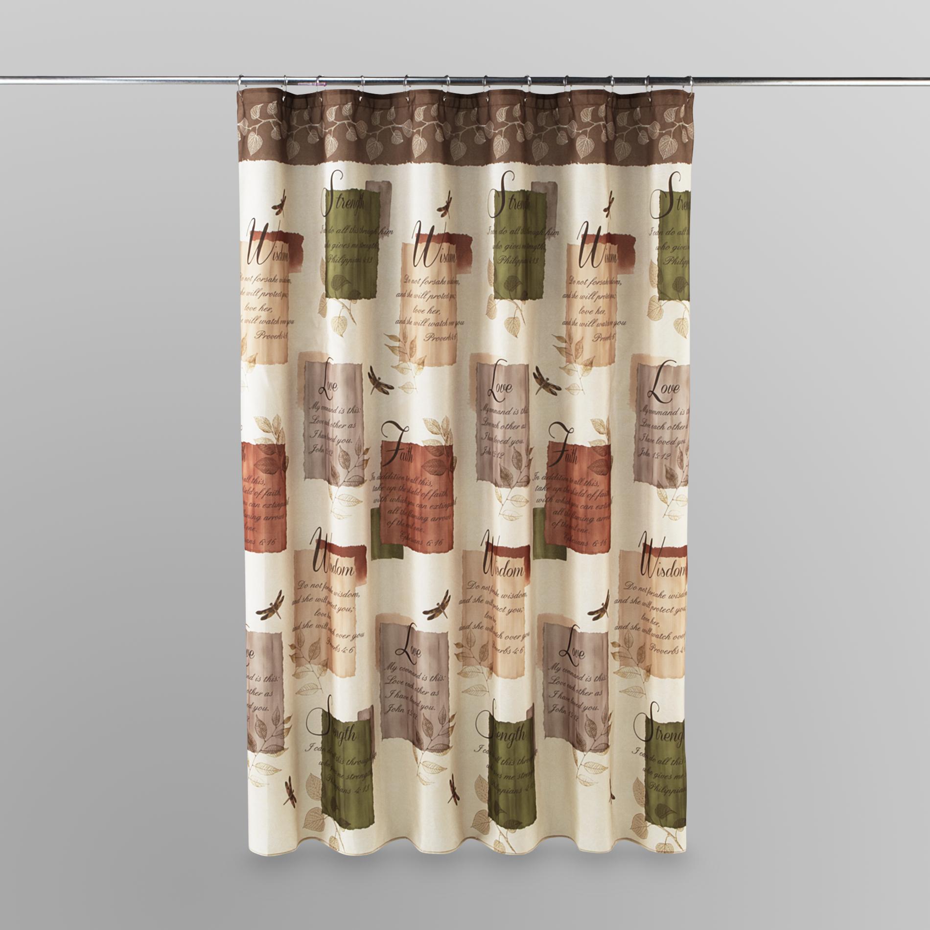 Sofia by Sofia Vergara Champagne Dream Shower Curtain Home Bed