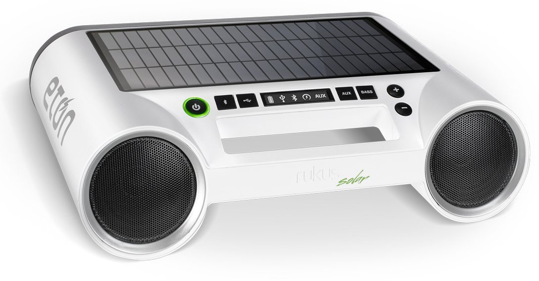 Eton Corp. Eton Rukus Solar Portable Bluetooth Sound System - White at Kmart.com