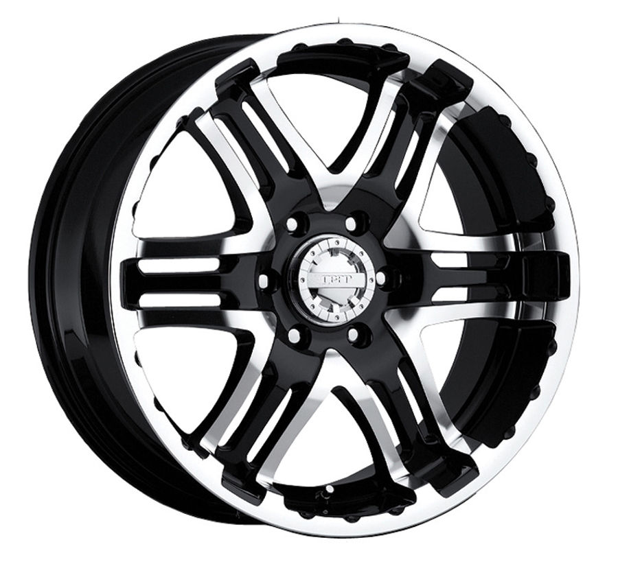 713MB Double Pump 17X9 (5-5.5) Machined w/ Black Accents