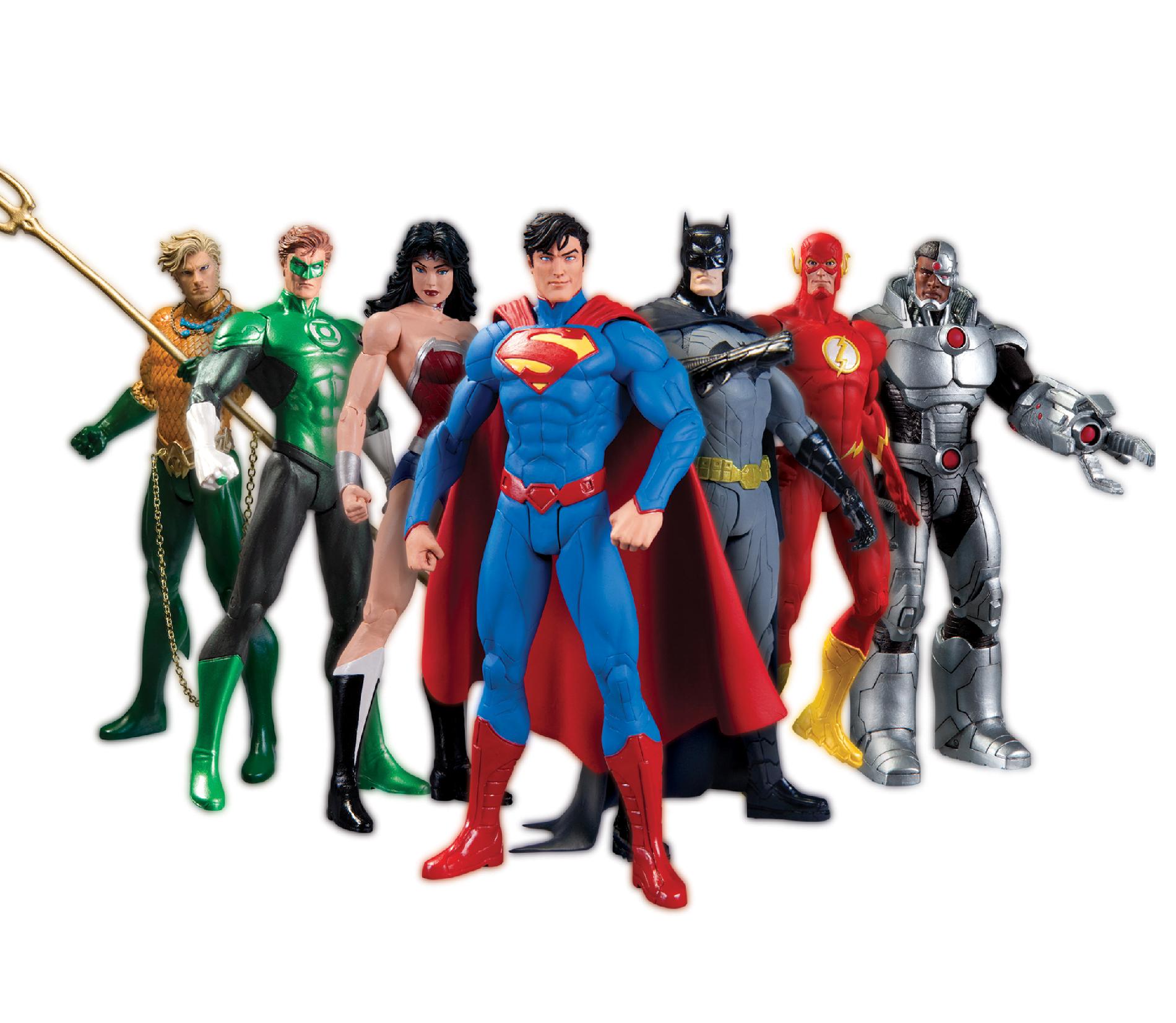 DC Comics New 52 Justice League 7 Pack Action Figure Box Set