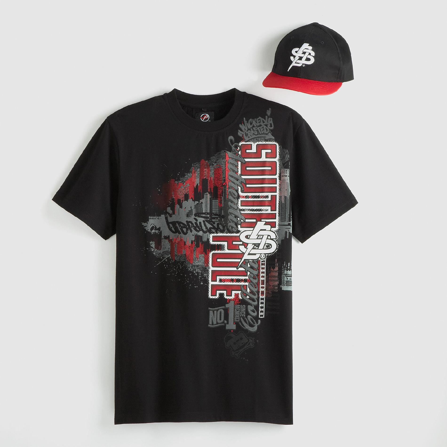 Southpole Young Men's Graphic T-Shirt & Baseball Cap at Sears.com