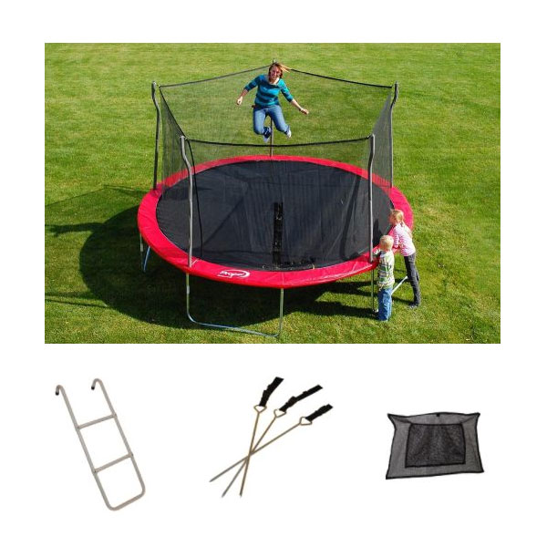 Propel Trampoline with Enclosure & Accessories Bundle...