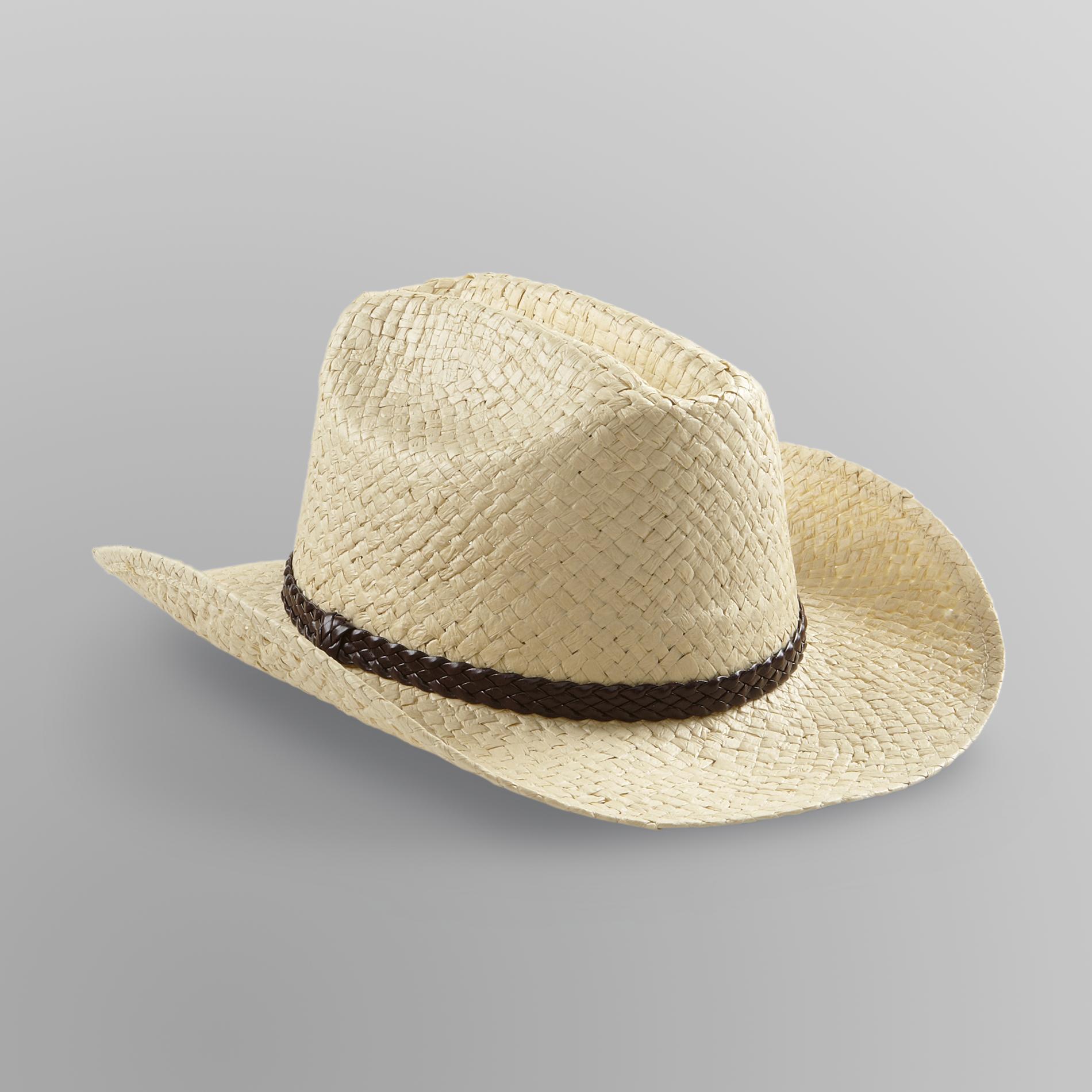 Young Men's Straw Cowboy Hat - Braided Band at Sears.com