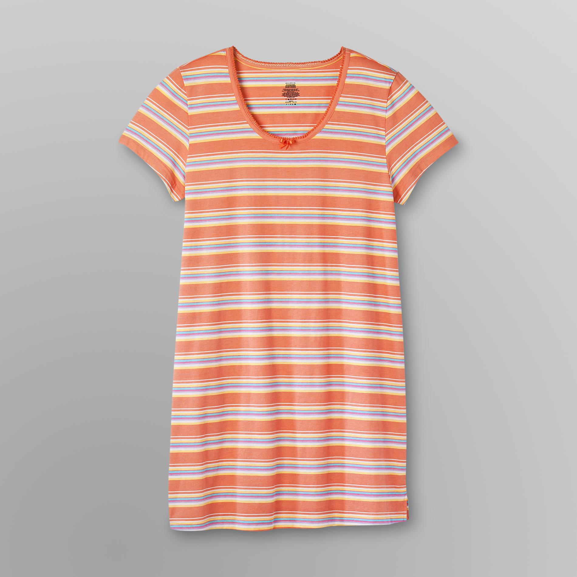 Pink K Women's Sleep Shirt - Striped at Kmart.com