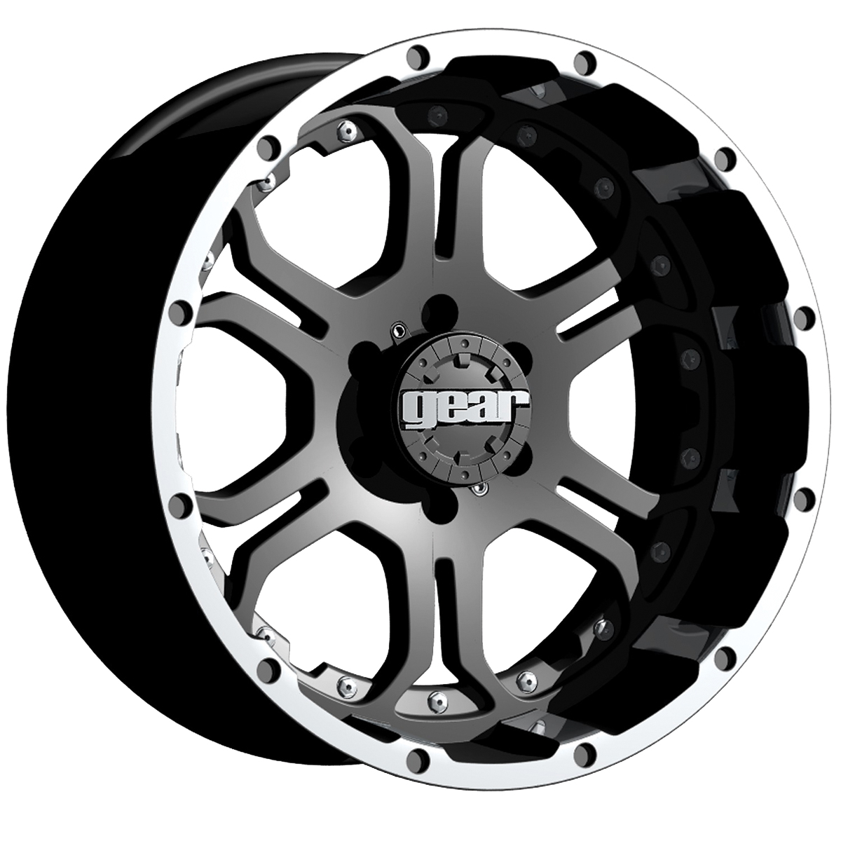 715MB Recoil 17X9 (5-5.00) Carbon Black w/ Machined Accents