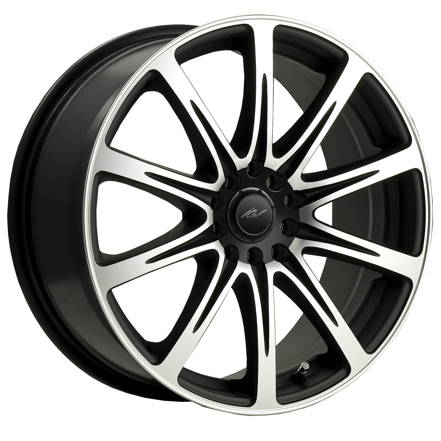 209MB Euro 18X8 (4-100) Machined w/ Black Accents
