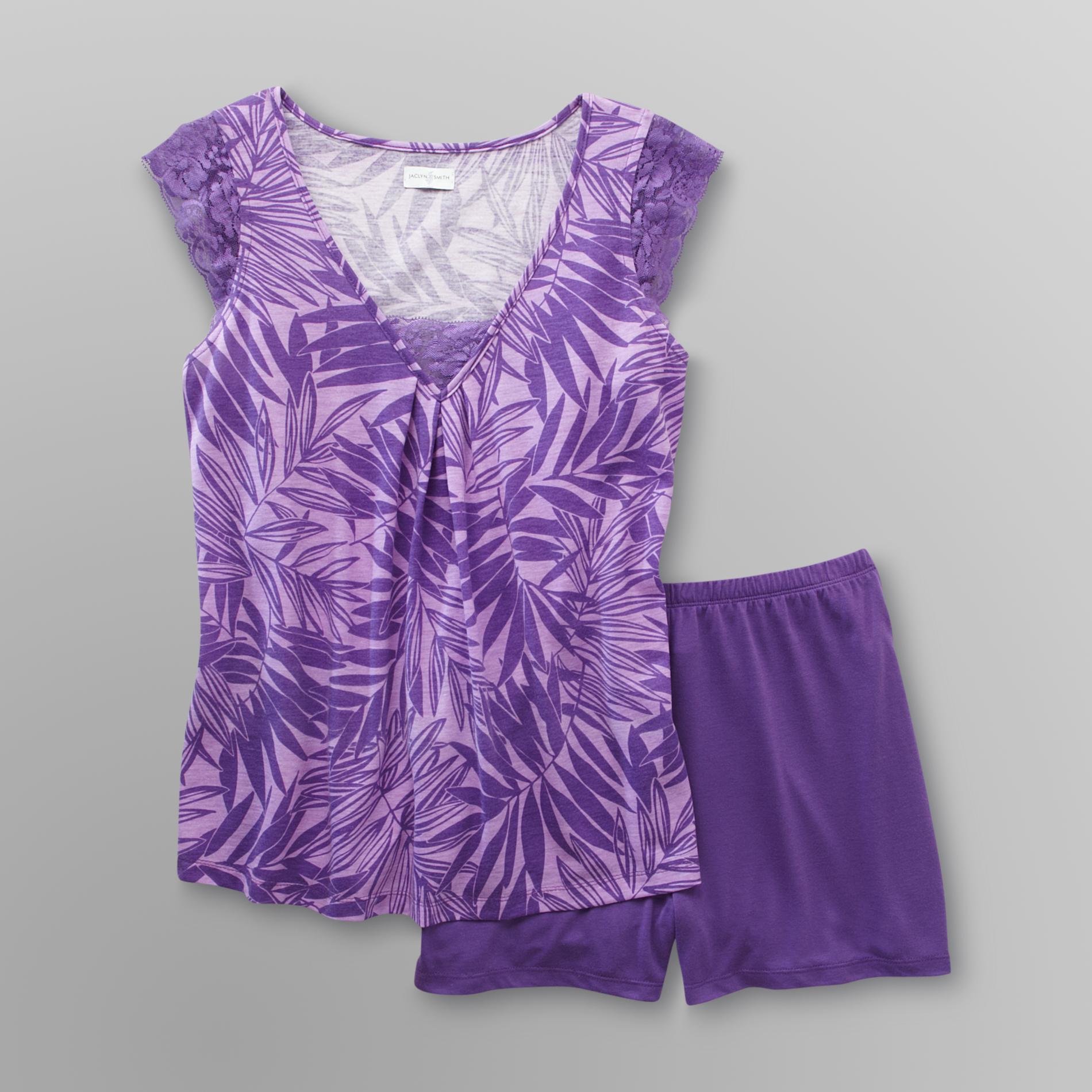 Jaclyn Smith Women's Shorts Pajamas - Palm Leaf at Kmart.com