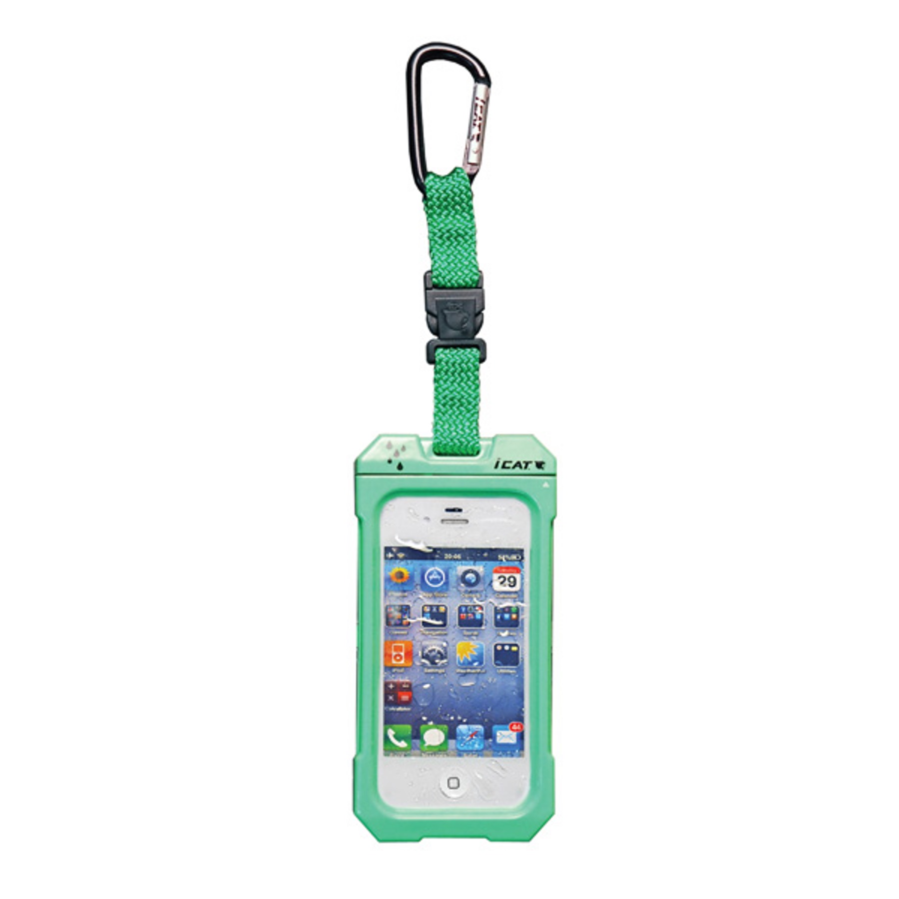 DriCat Hang iT for iPhone 4 and 4s by EKUSA - 100% waterproof case with leash