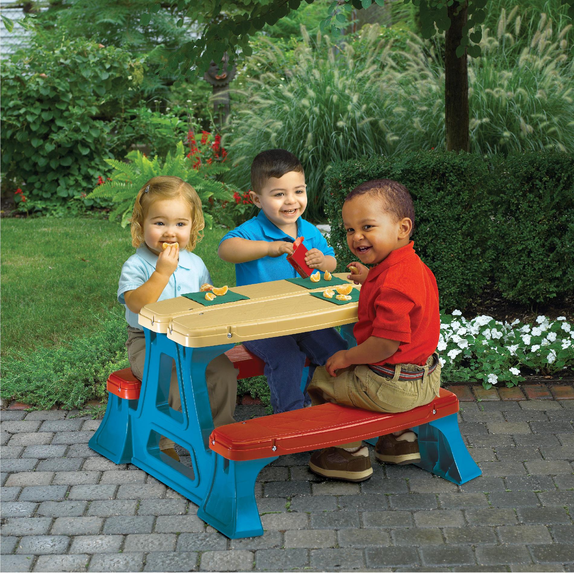 American Plastic Toys Kid Sized Picnic Table at Kmart.com
