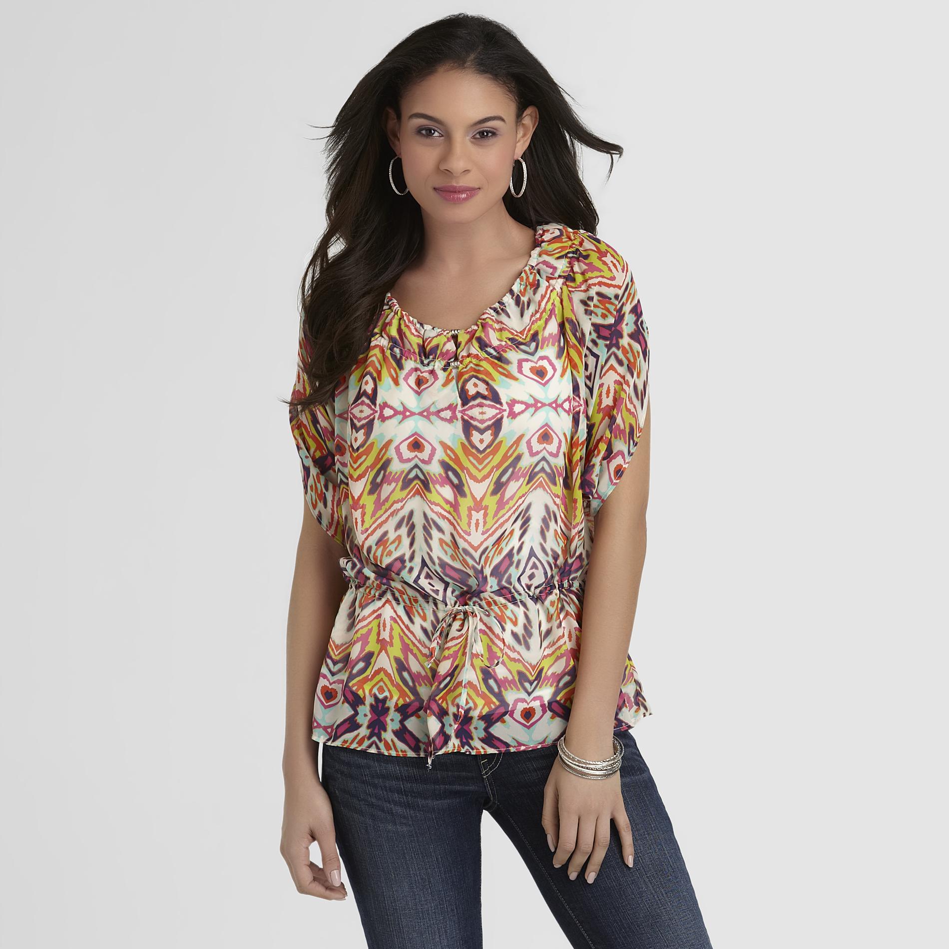 Women's Chiffon Blouse - Tribal