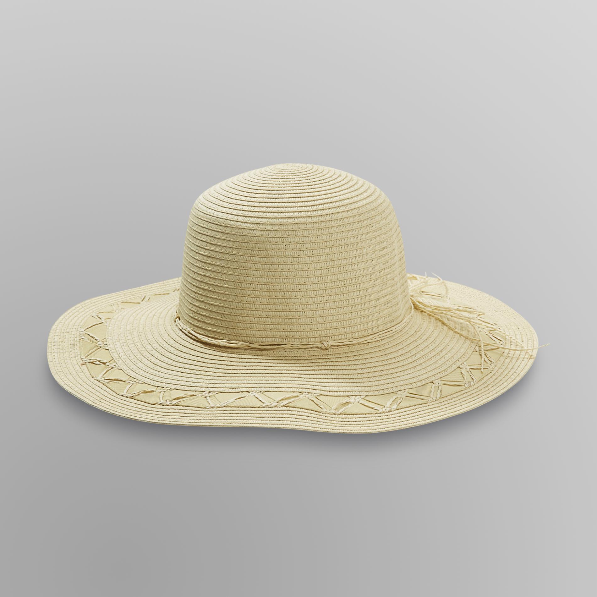 Jaclyn Smith Women's Floppy Straw Hat at Kmart.com