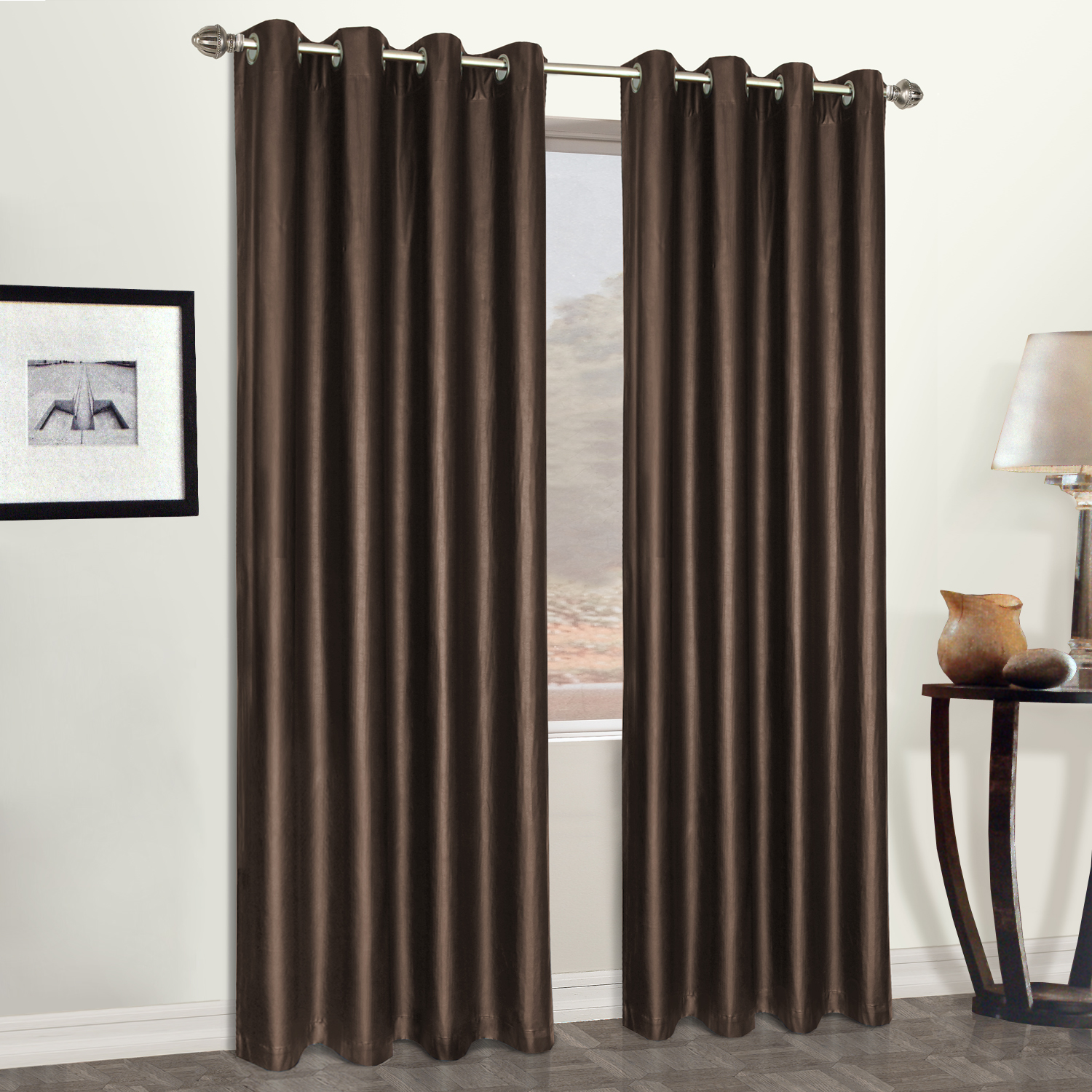 Faux Leather 52" x 95" panel with grommet top