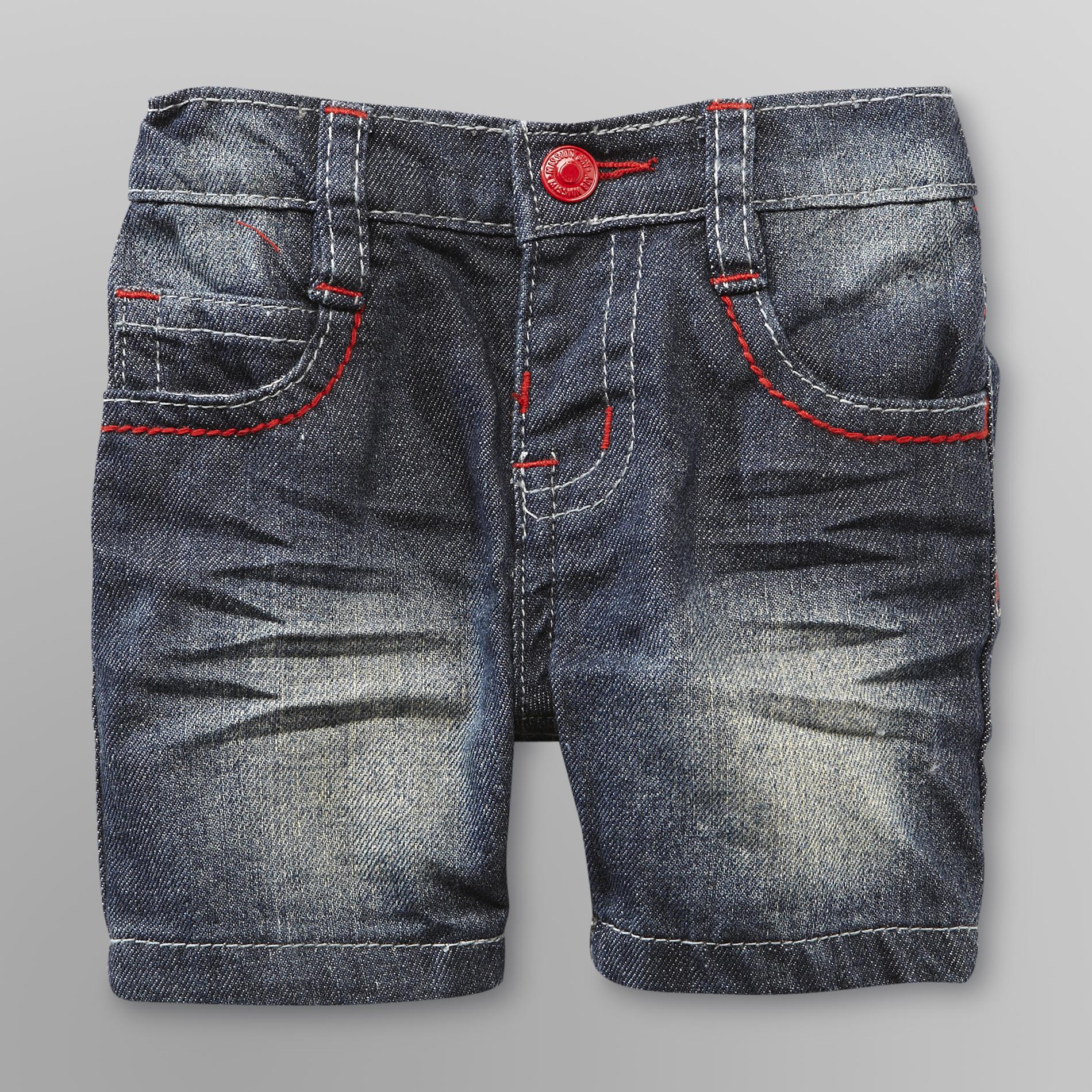 Mission Bay Newborn Boy's Guitar and Stars Denim Shorts at Kmart.com