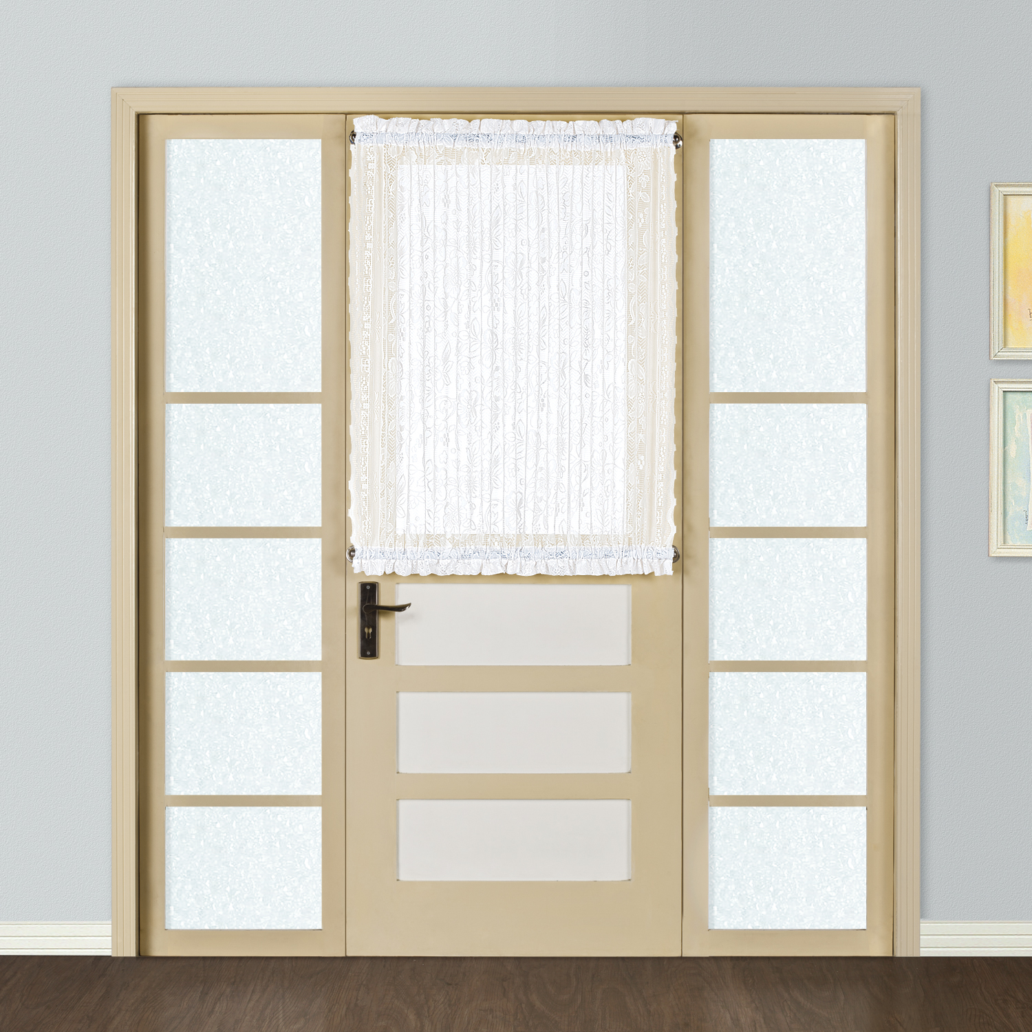 United Curtain Company Windsor 56" X 40" elegant lace door panel at Sears.com