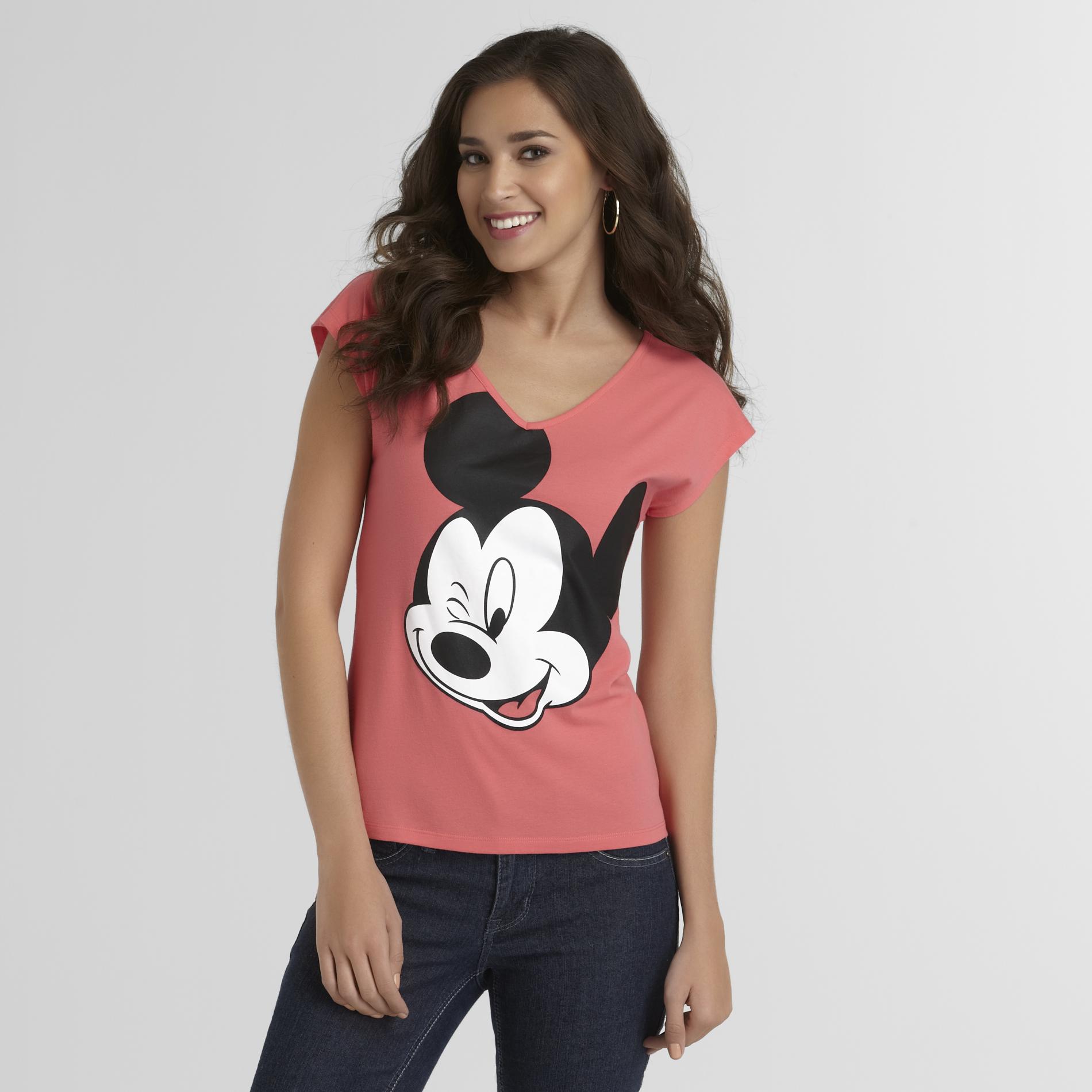 Disney Mickey Mouse Junior's Graphic T-Shirt at Kmart.com